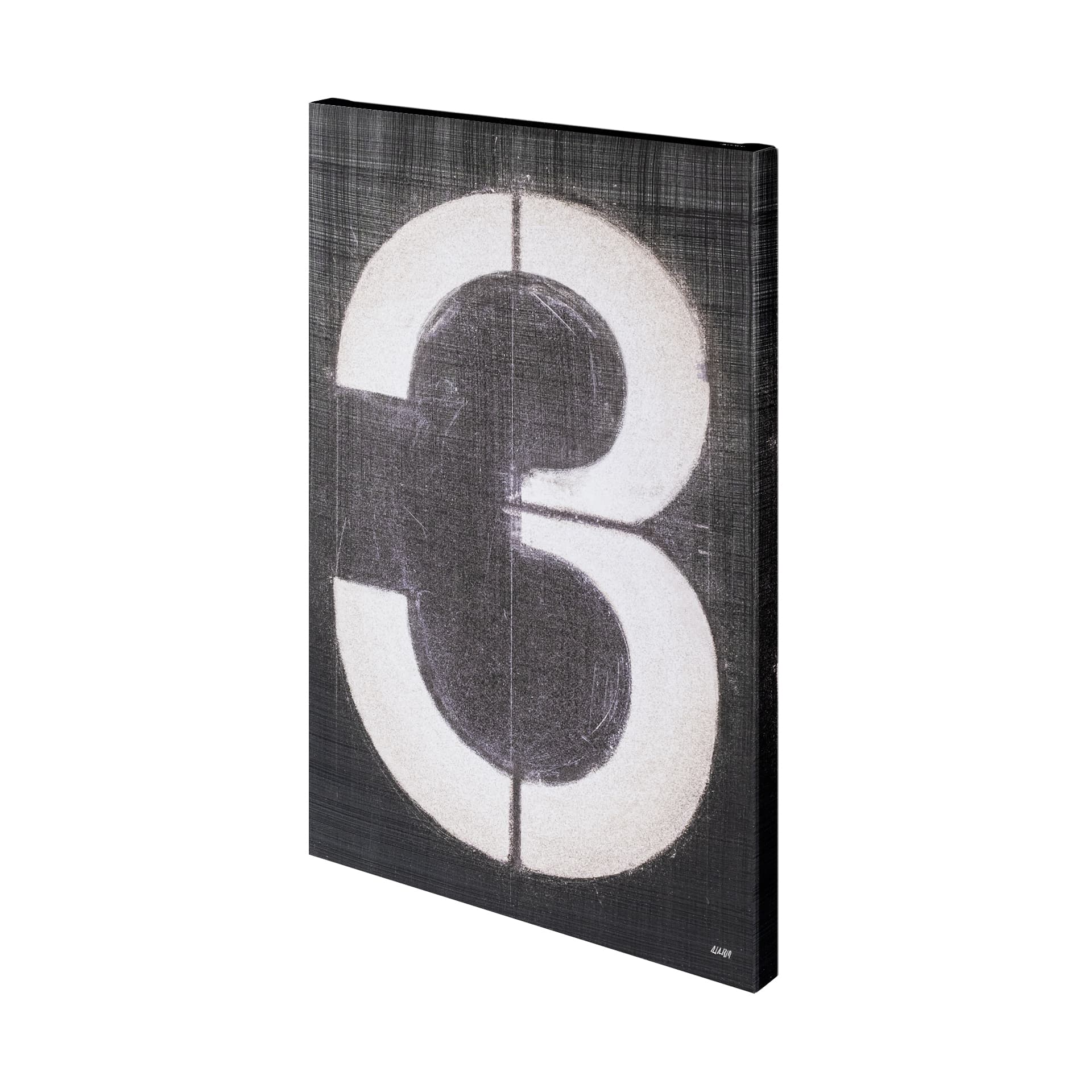 Value Collector 3 by Alarm a Hand Embellished Textured Canvas — product photograph