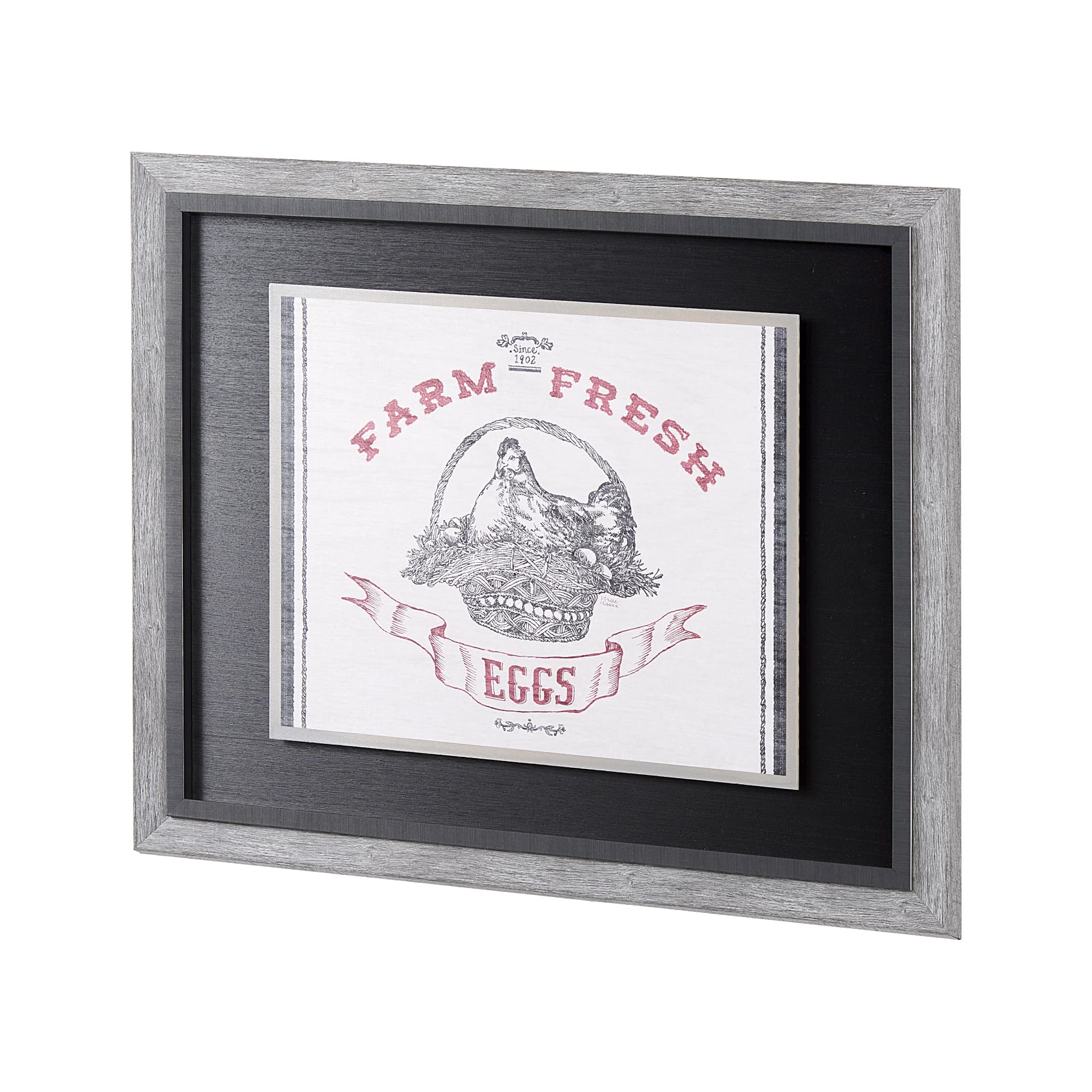 Farm Fresh II by Halle Rakka a Hand Embellished Textured Framed Art Print — product photograph
