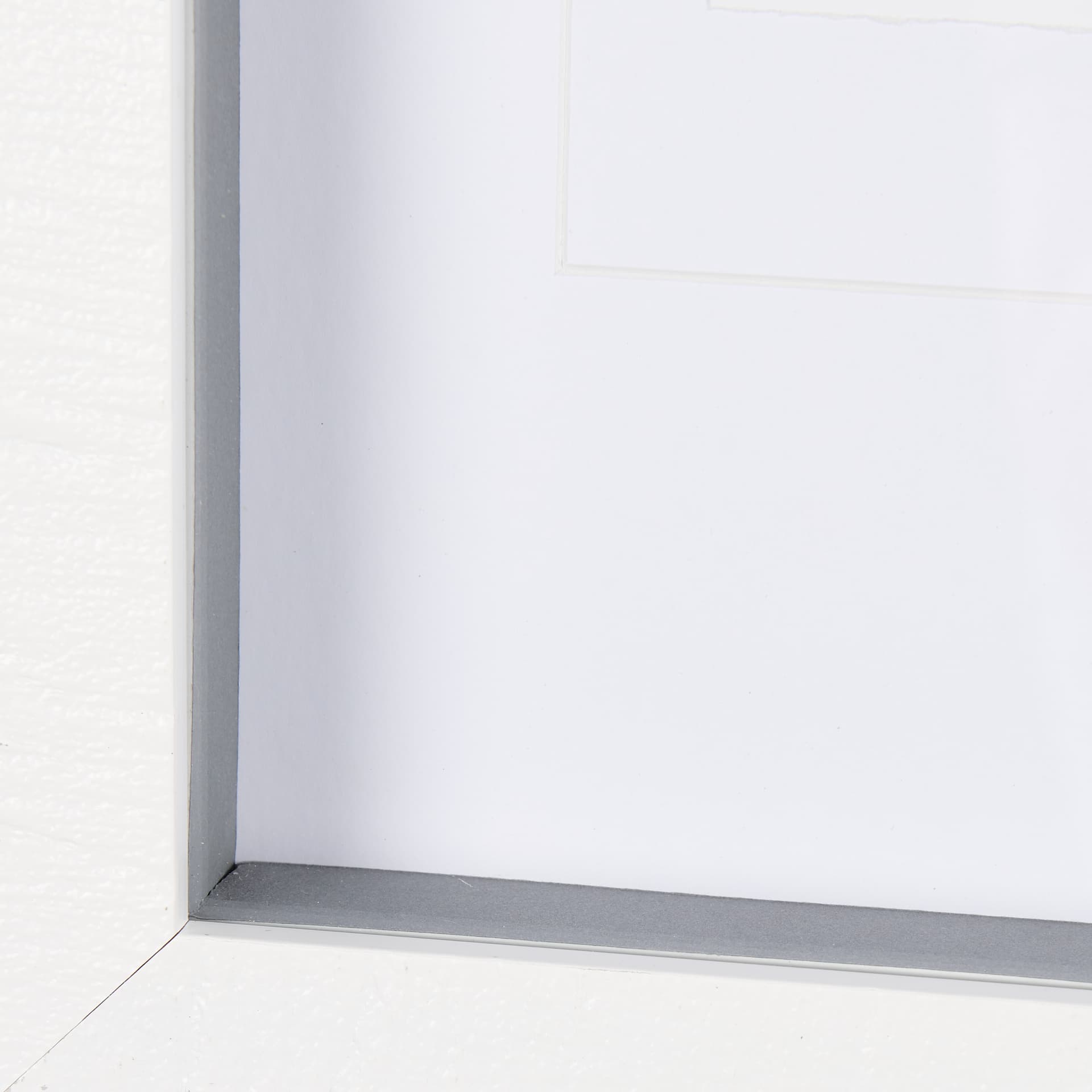 Botanical sketches V (Grey) by Mercana Studio Hand Embellished Framed Art Print Matted under Glass — product photograph