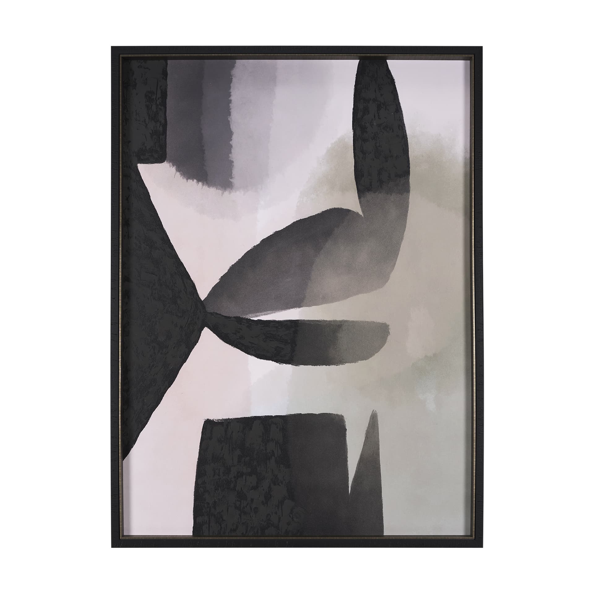 Shape Shift - Diverge by Mercana Studio a Hand Embellished Textured Framed Art Print — product photograph