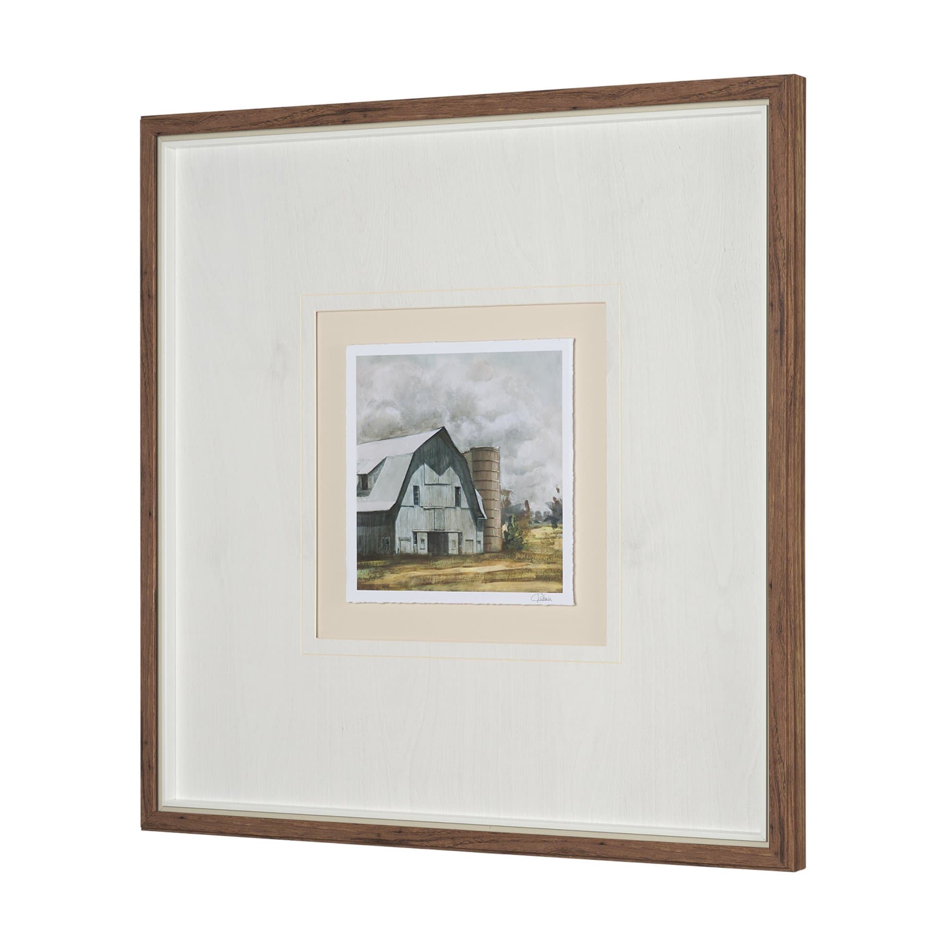 Day at the Farm I by Mercana Studio Hand Embelished Framed Artwork Matted under Glass — product photograph