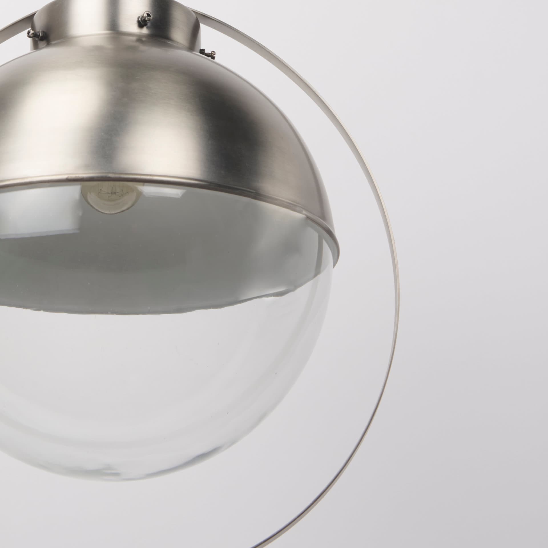 Leighton 15.0L x 15.0W x 20.0H Antique Nickel Pendant Light — product photograph