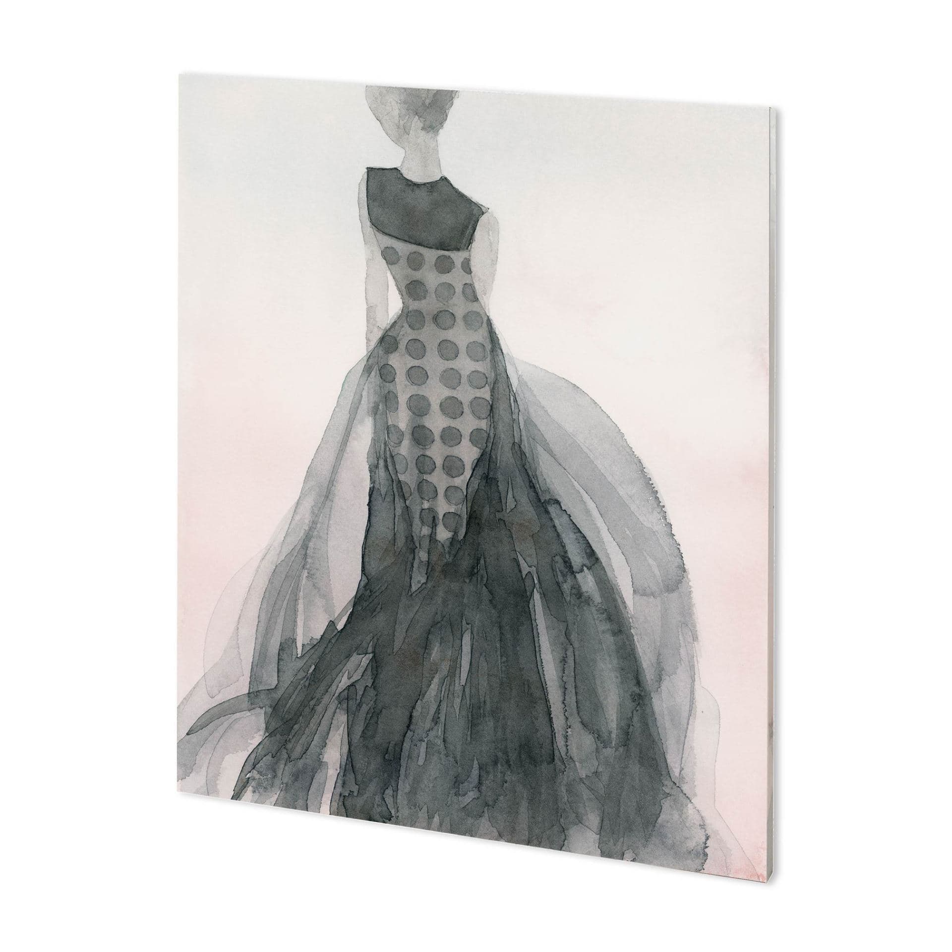 Tulle and Drapery II by Mercana Studio a Hand Embellished Textured Canvas — product photograph