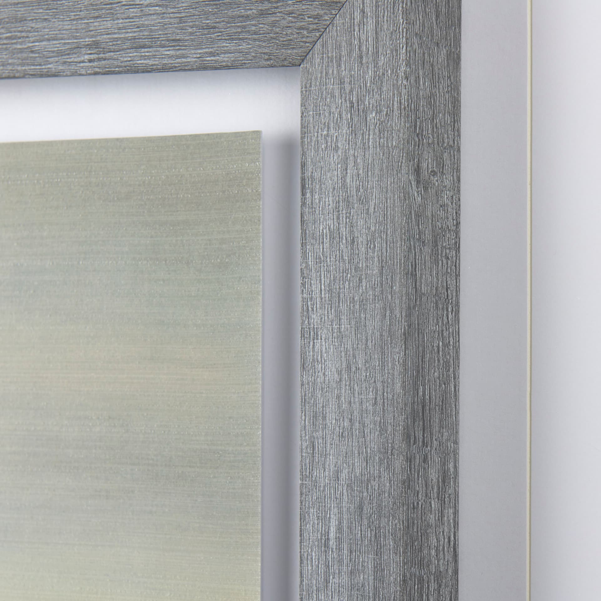 Silver Light by Pablo Rojerro a Hand Embellished Textured Framed Art Print Matted under Glass — product photograph
