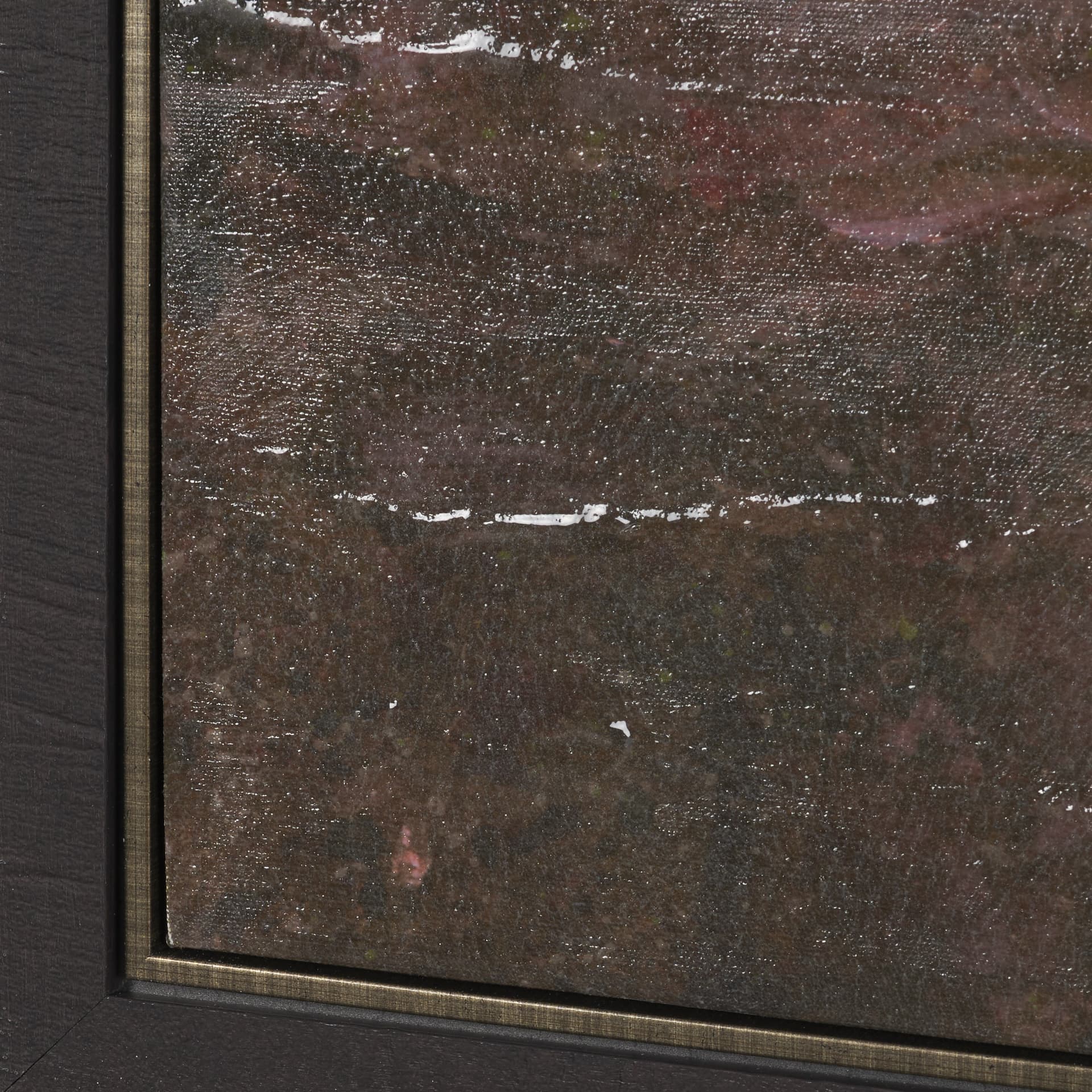 Crescent Sunset II by Mercana Studio Hand-Embellished Textured Framed Canvas Artwork — product photograph