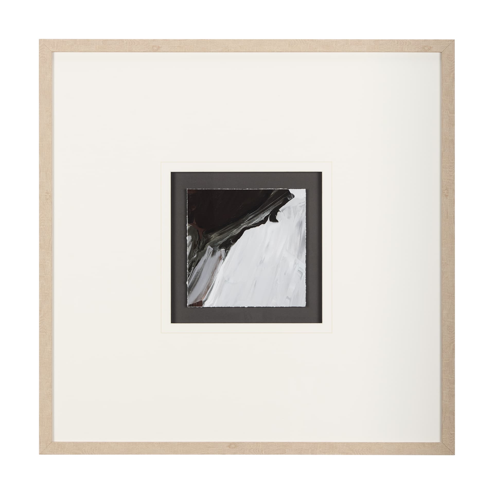 Harmonic V by Mercana Studio a Hand Embellished Textured Framed Art Print Matted under Glass — product photograph