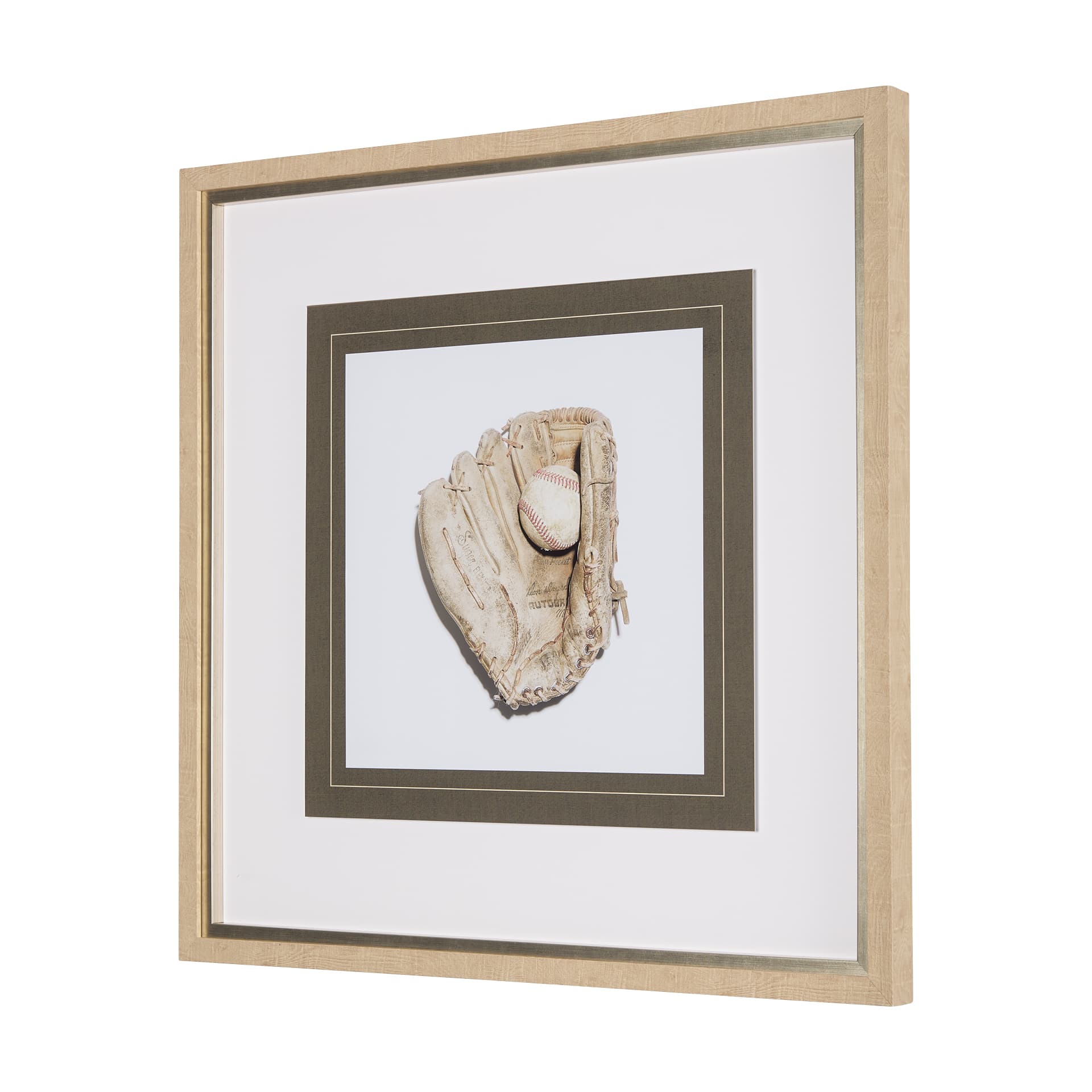 Fielders Choice by Mercana Studio a Framed Photo Art Print Matted under Glass — product photograph