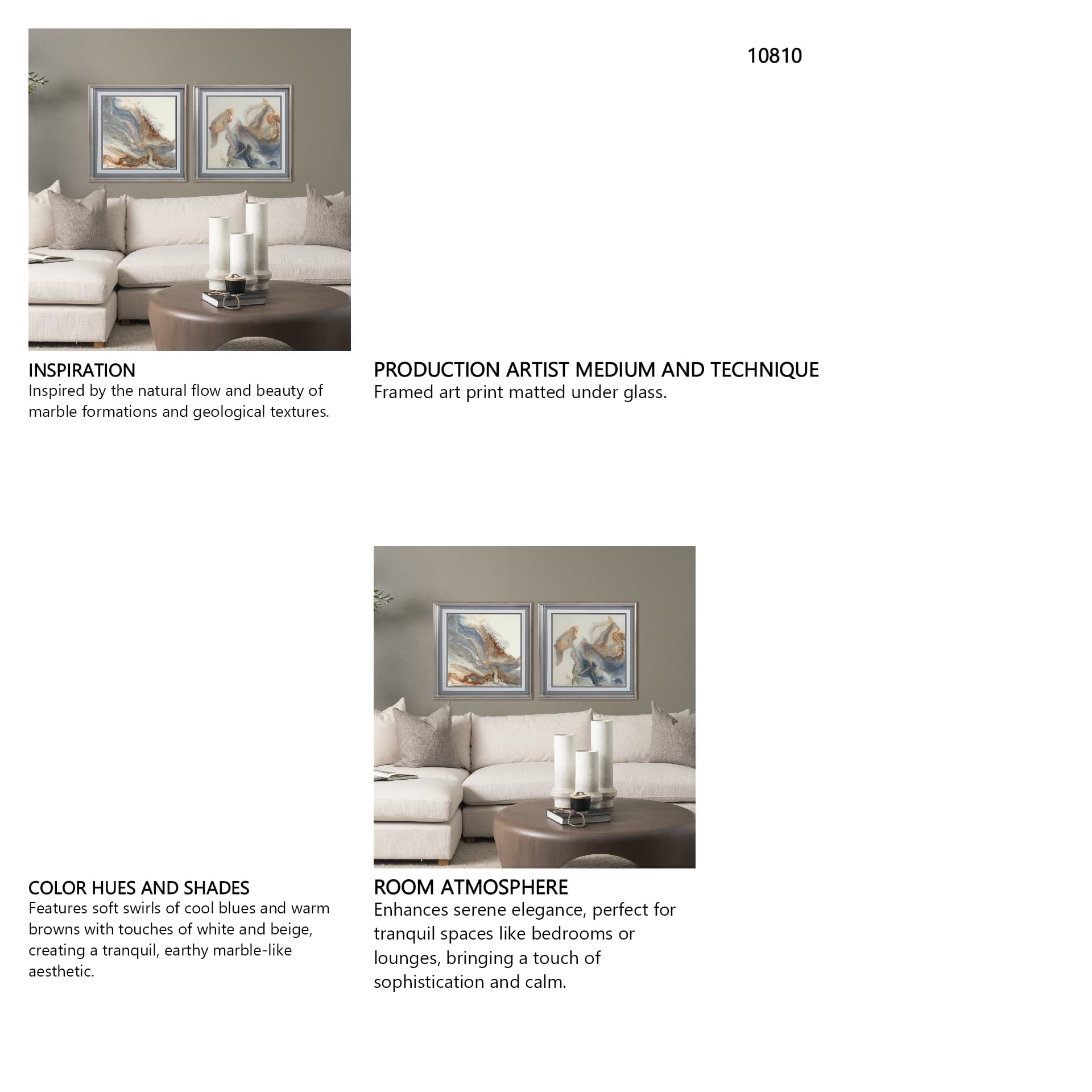 FORTHCOMING by Corrie Lavelle a Framed Art Print Matted under Glass — in a styled room