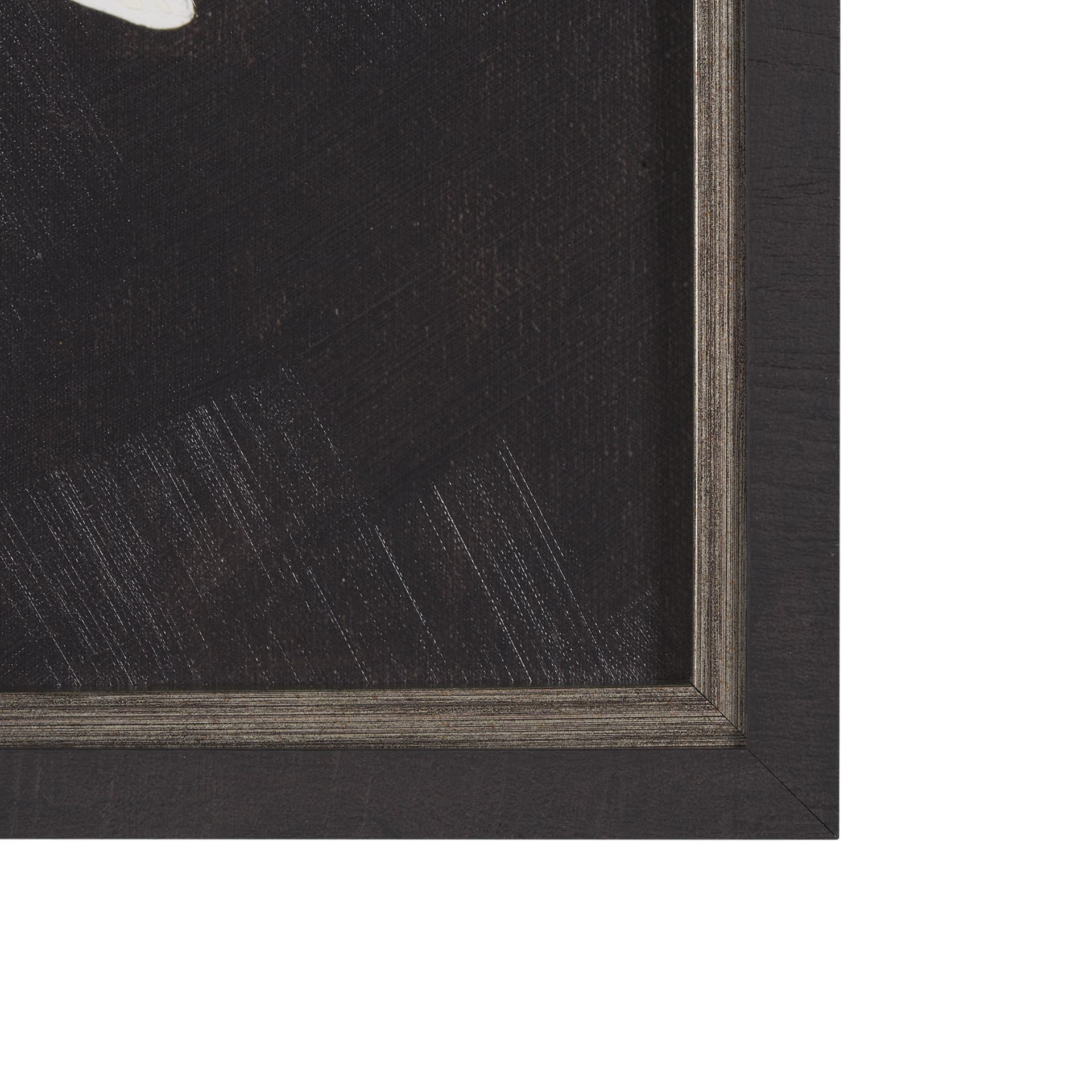 Floral Silhouettes I by Liz Jardine a Hand Embelished Textured Framed Art Print — product photograph