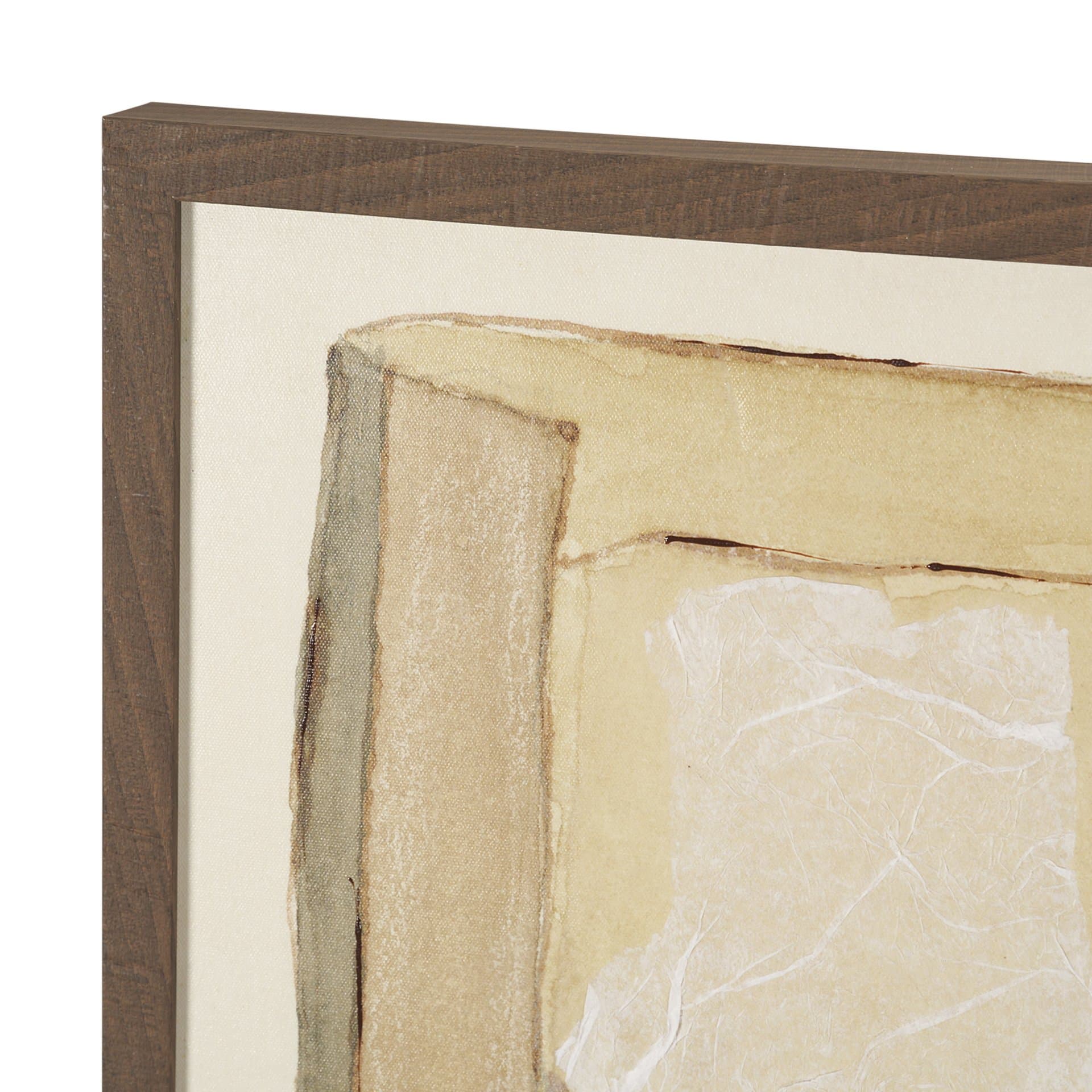 Between Tones II by Mercana Studio Hand-Embellished Textured Framed Canvas Artwork — product photograph