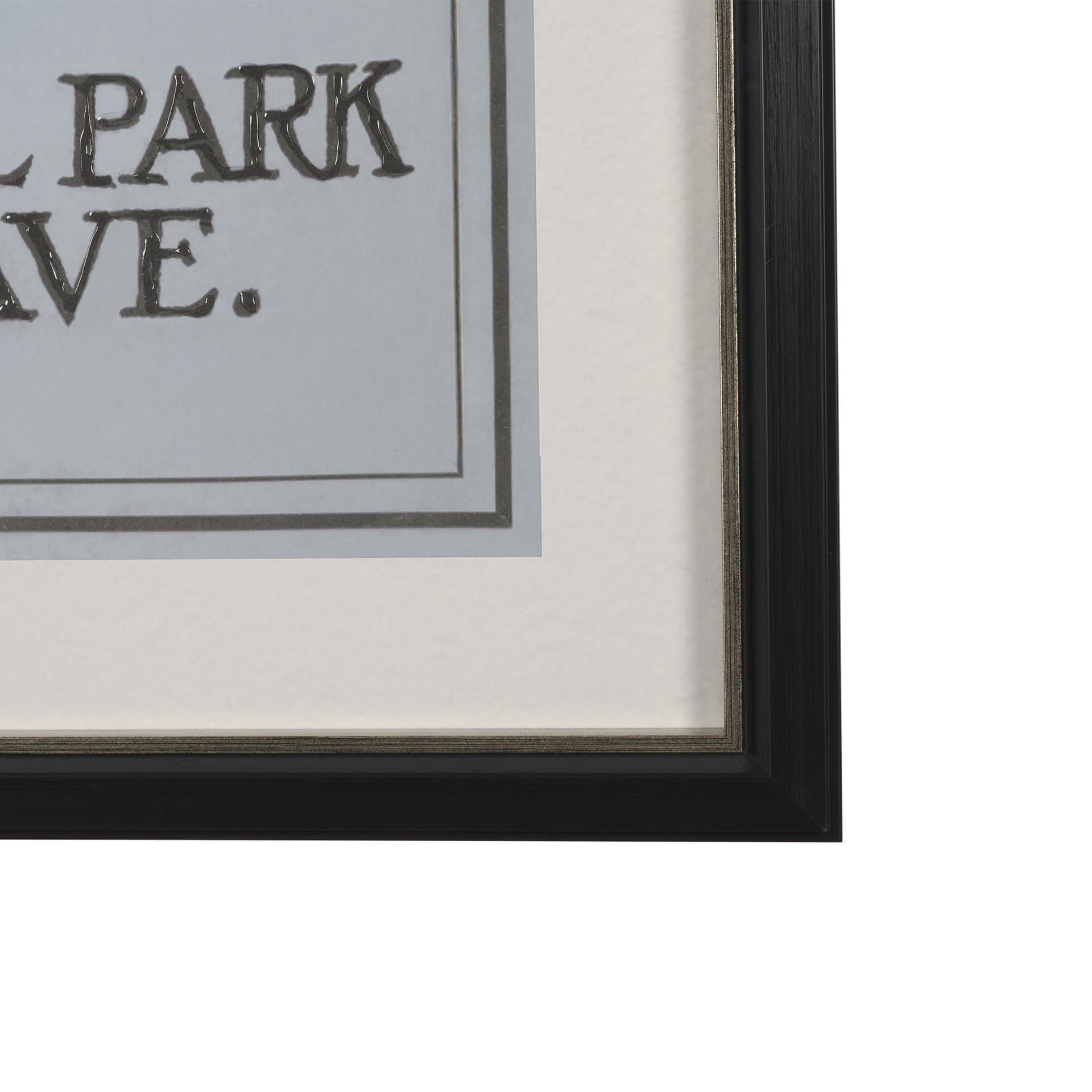 Ephemera Architecture by The Vintage Collection Hand Embelished Framed Artwork Matted under Glass — product photograph