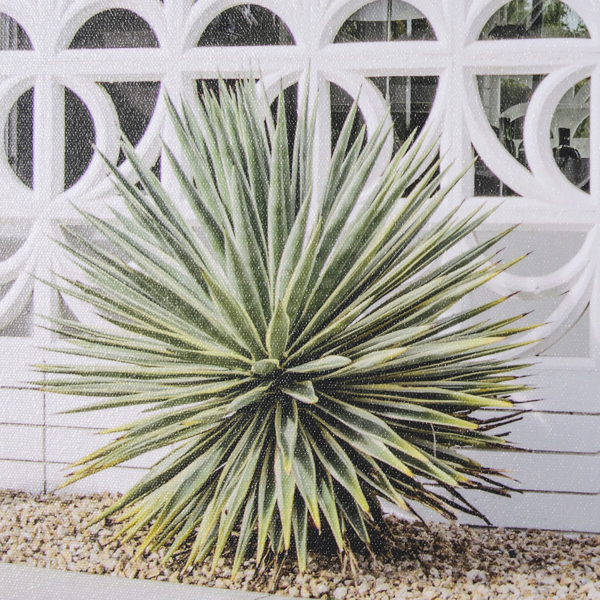 Palm Springs Villa Puerta Naranja Irene Suchocki Hand Embellished Framed Photo Art Print Matted unde — product photograph