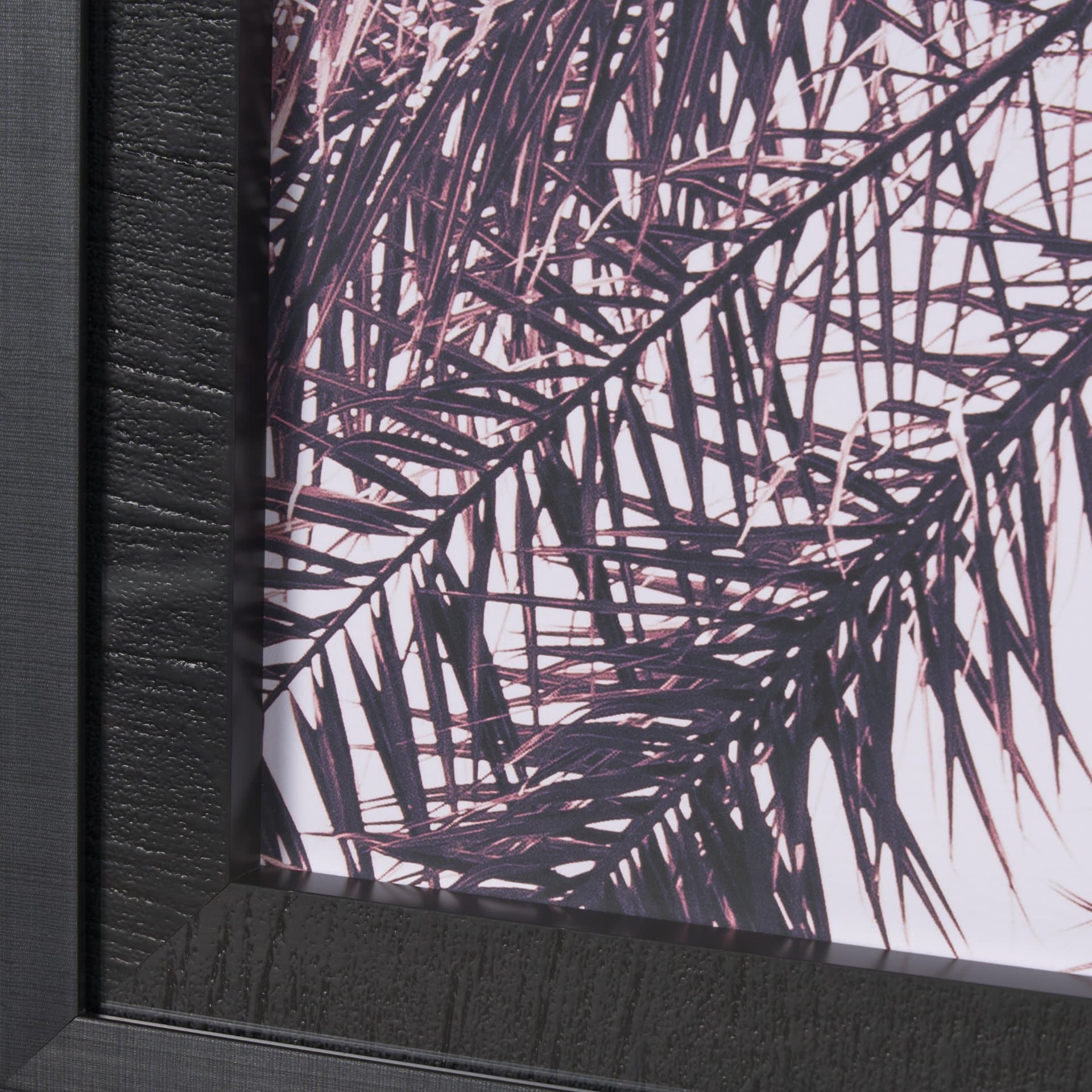 Pink Palms Horizontal by Deborah Revell a Framed Photo Art Print Matted under Glass — product photograph