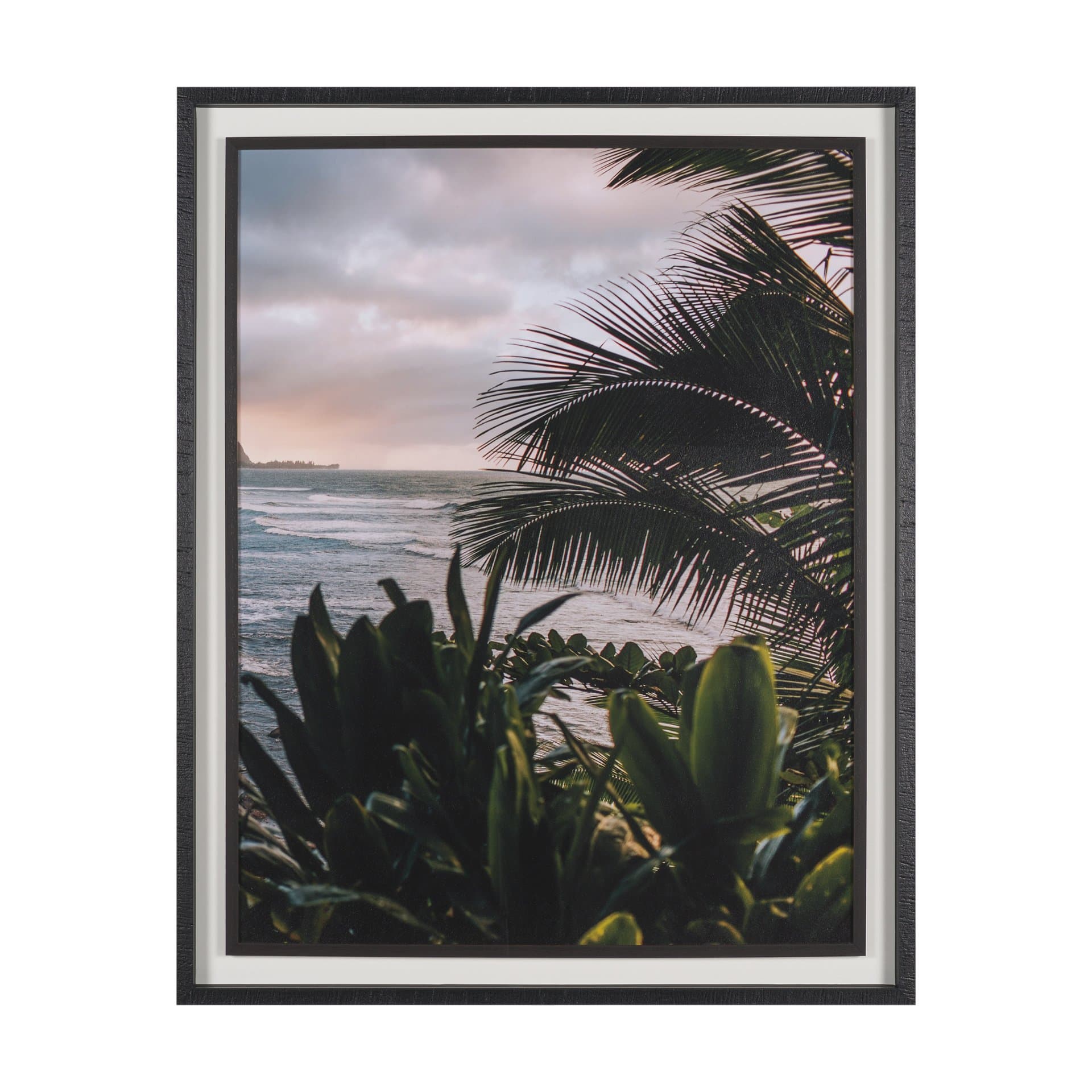 Kauai Jungle Dream by Stefan and Audrey Textured Framed Photo Print Matted under Glass — product photograph