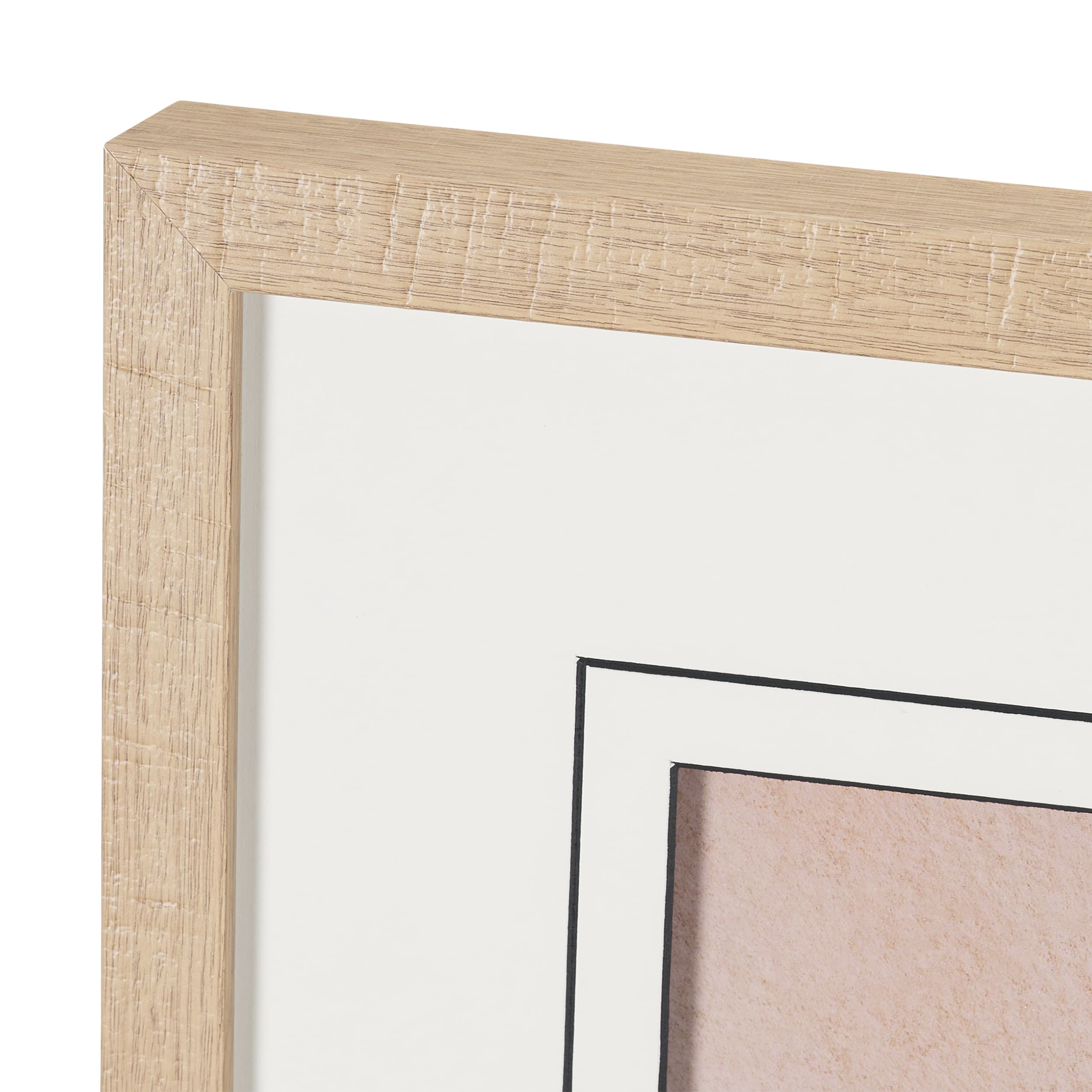 Abstract Golden Plant by Sharyn Bursic Hand-Embellished Textured Framed Artwork Matted under Glass — product photograph