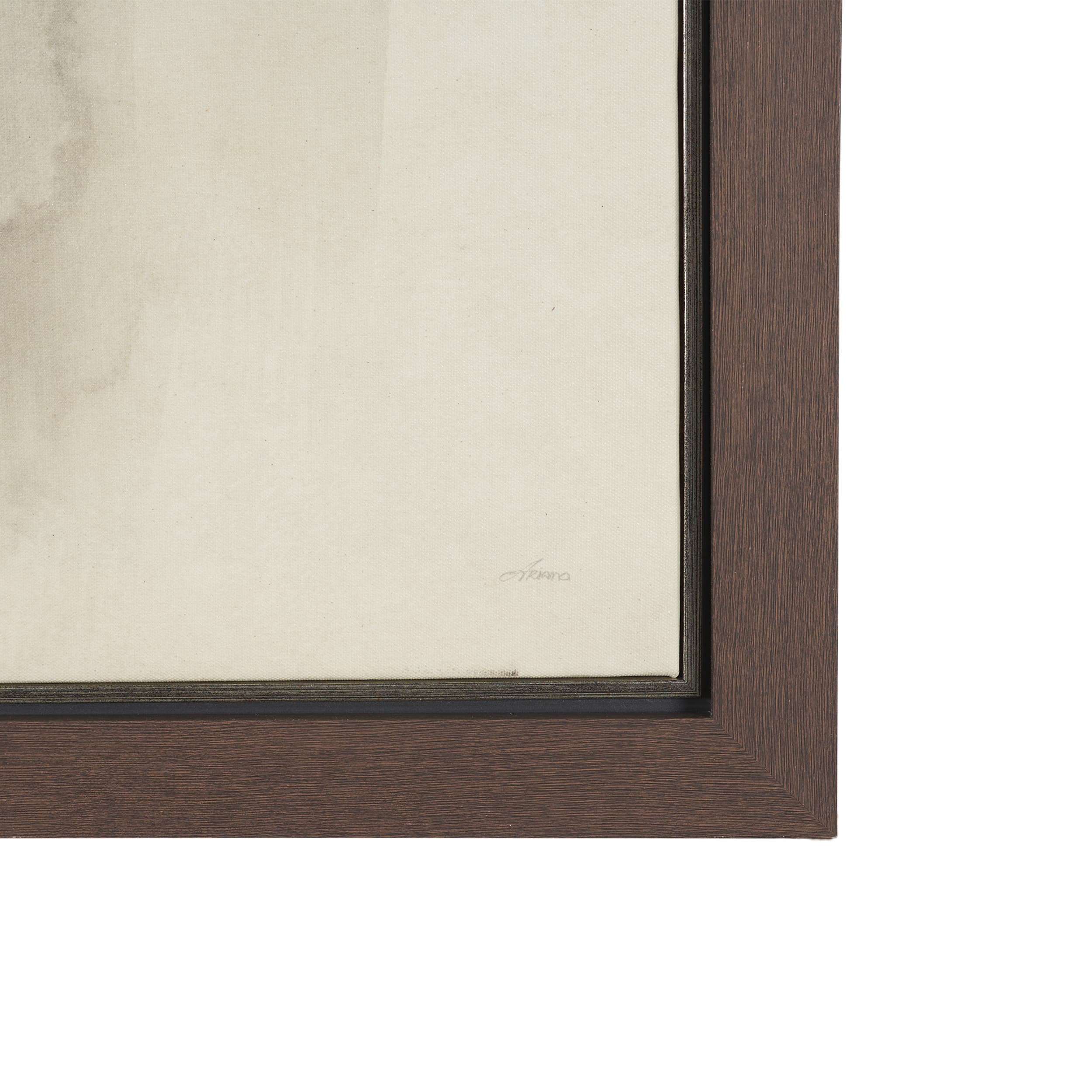Figure Study: Equine Form I by Mercana Studio Hand-Embellished Textured Framed Canvas Artwork — product photograph