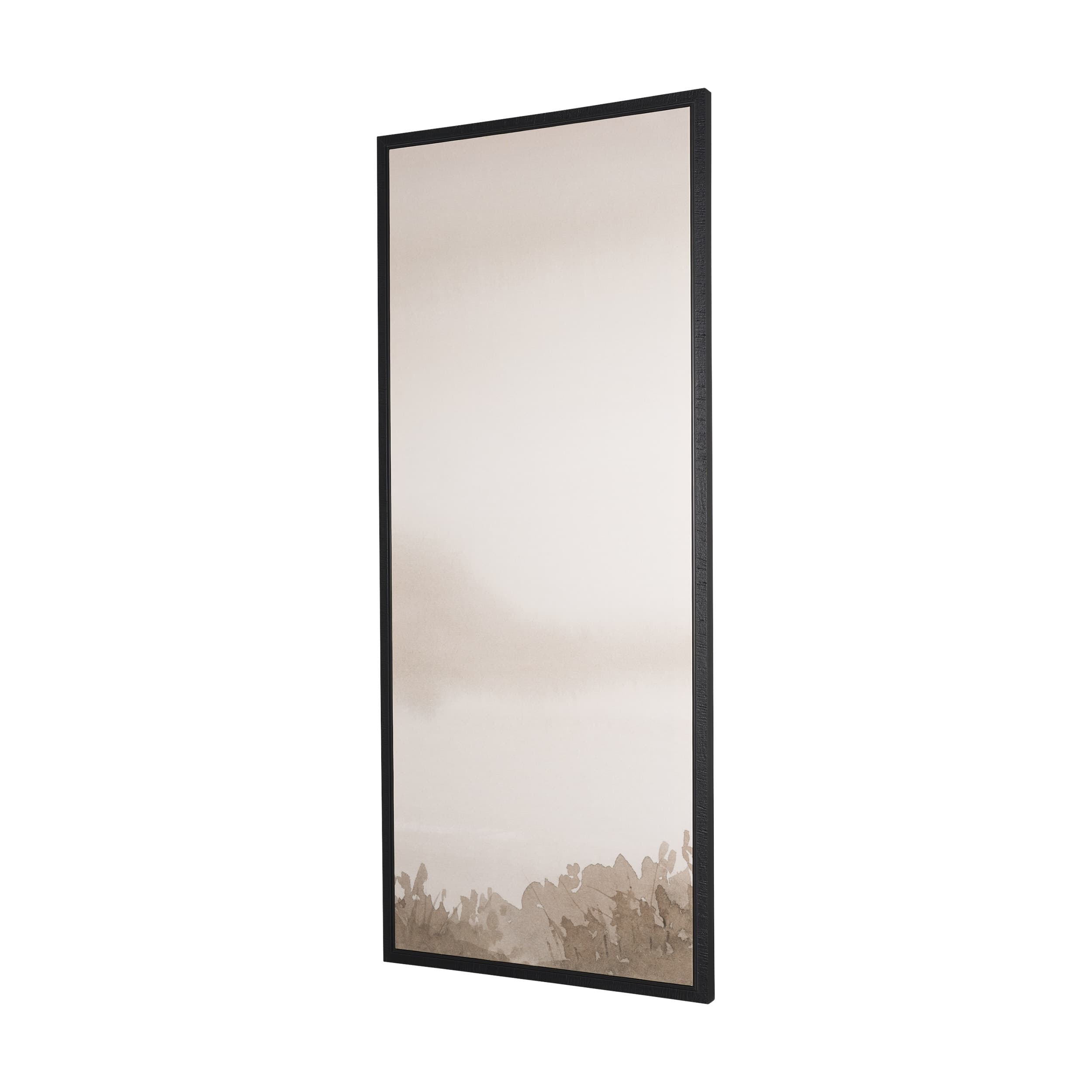 Lowland Fog B by Mercana Studio Hand-Embellished Textured Framed Canvas Artwork — product photograph