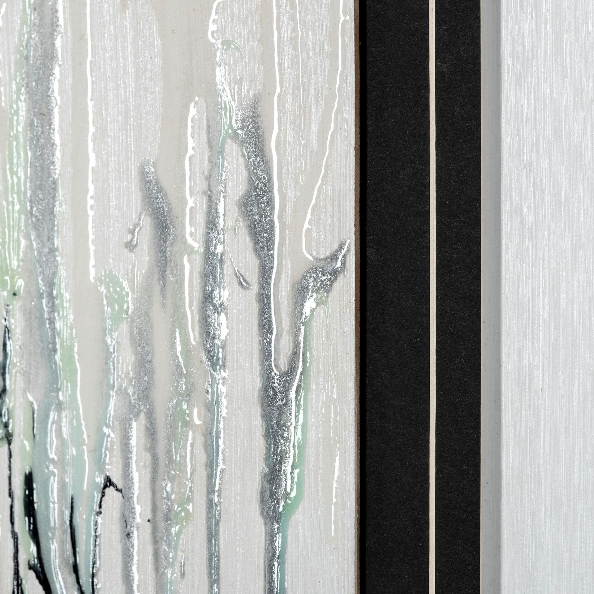 Argentiferous by Studio M a handmade Original Framed Artwork under Glass — product photograph