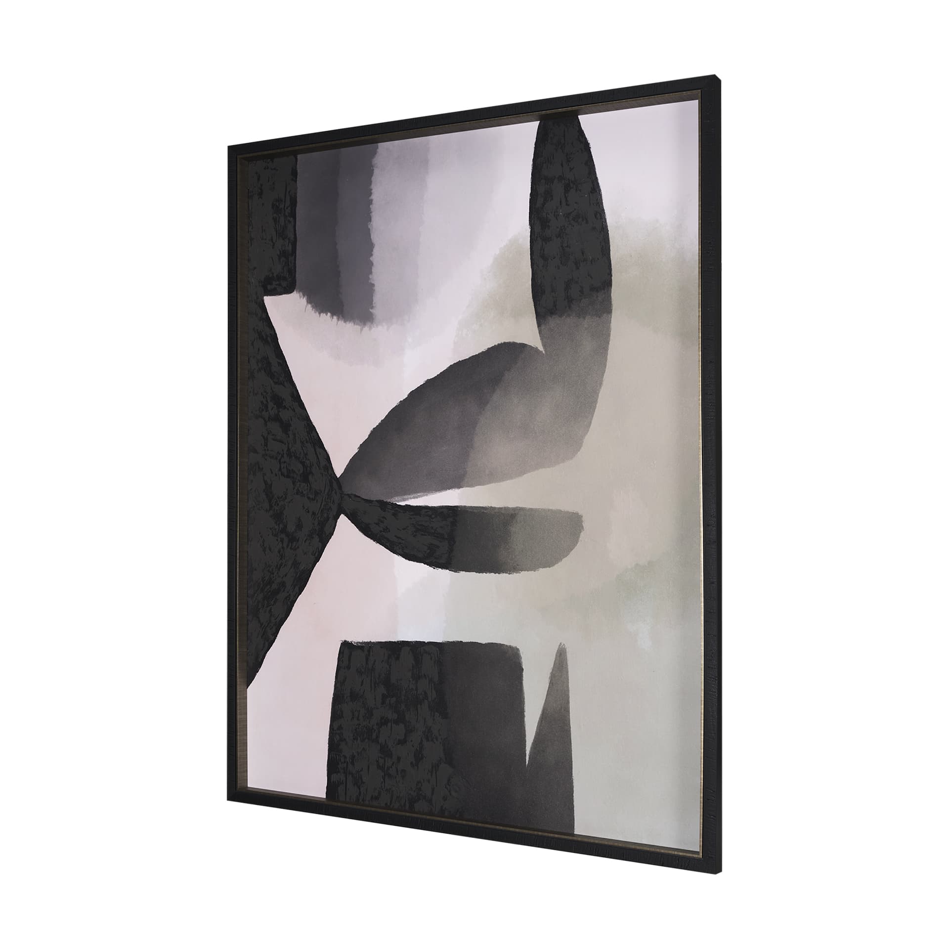 Shape Shift - Diverge by Mercana Studio a Hand Embellished Textured Framed Art Print — product photograph