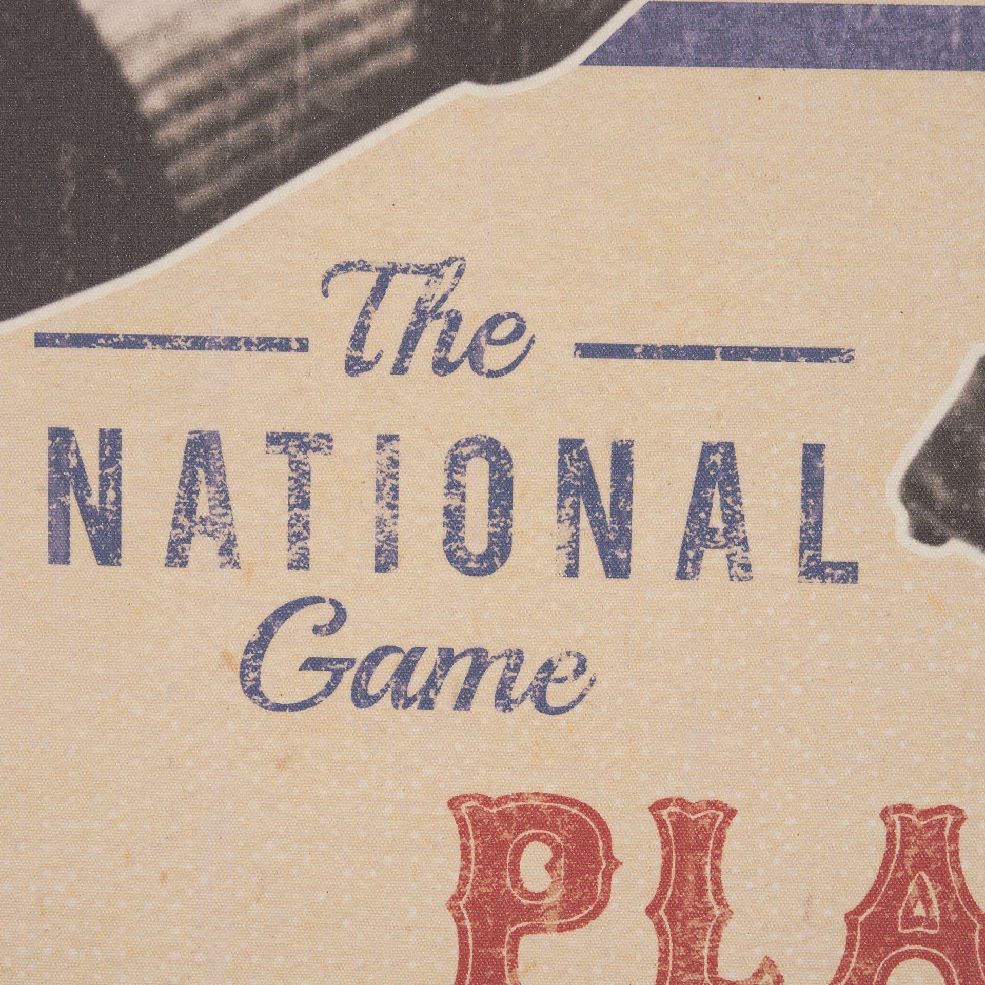 Play Ball by The Vintage Collection a Hand Embellished Framed Art Print — product photograph