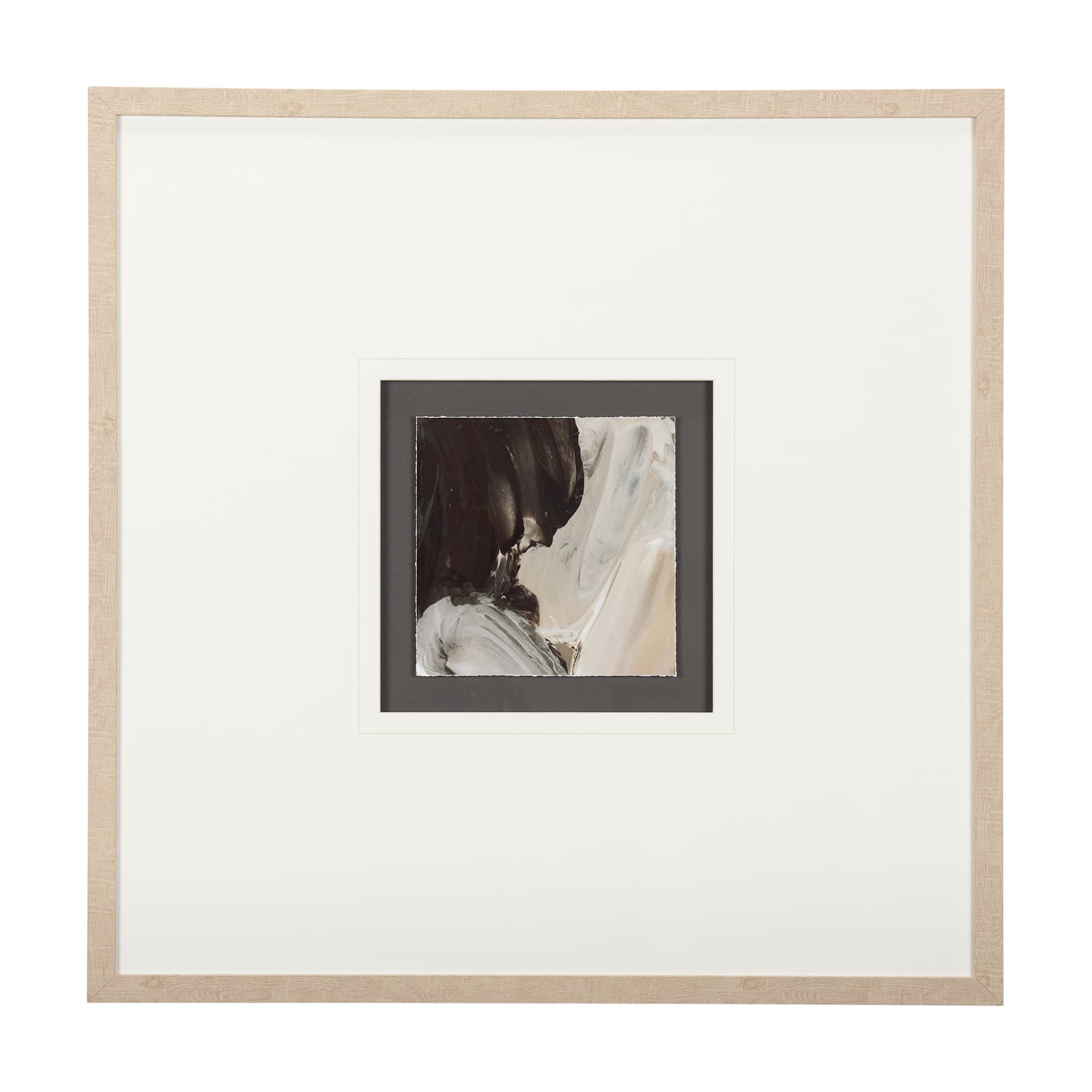 Harmonic I by Mercana Studio a Hand Embellished Textured Framed Art Print Matted under Glass — product photograph