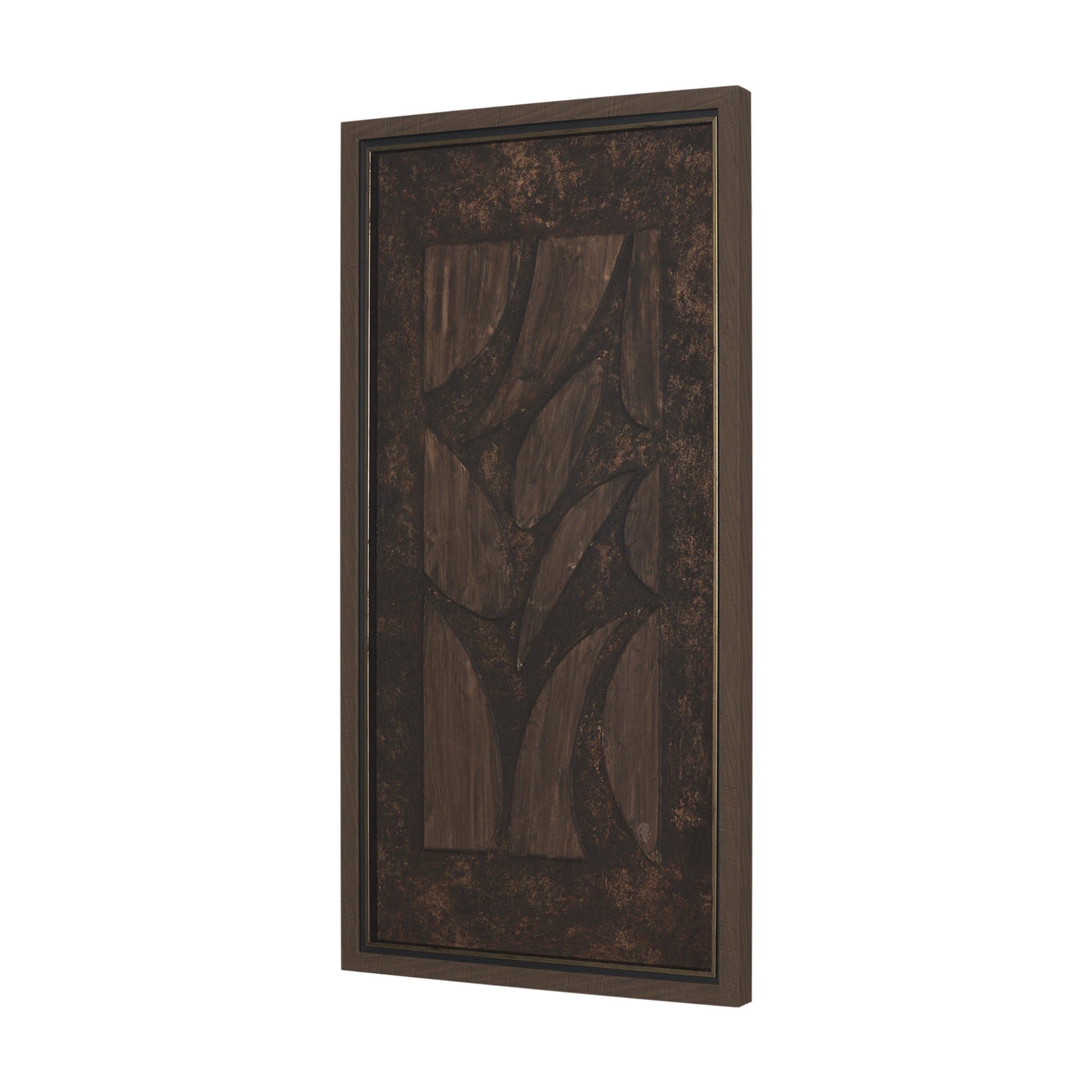 Silt II by Mercana Studio Handmade Original Framed Artwork Matted under Glass — product photograph