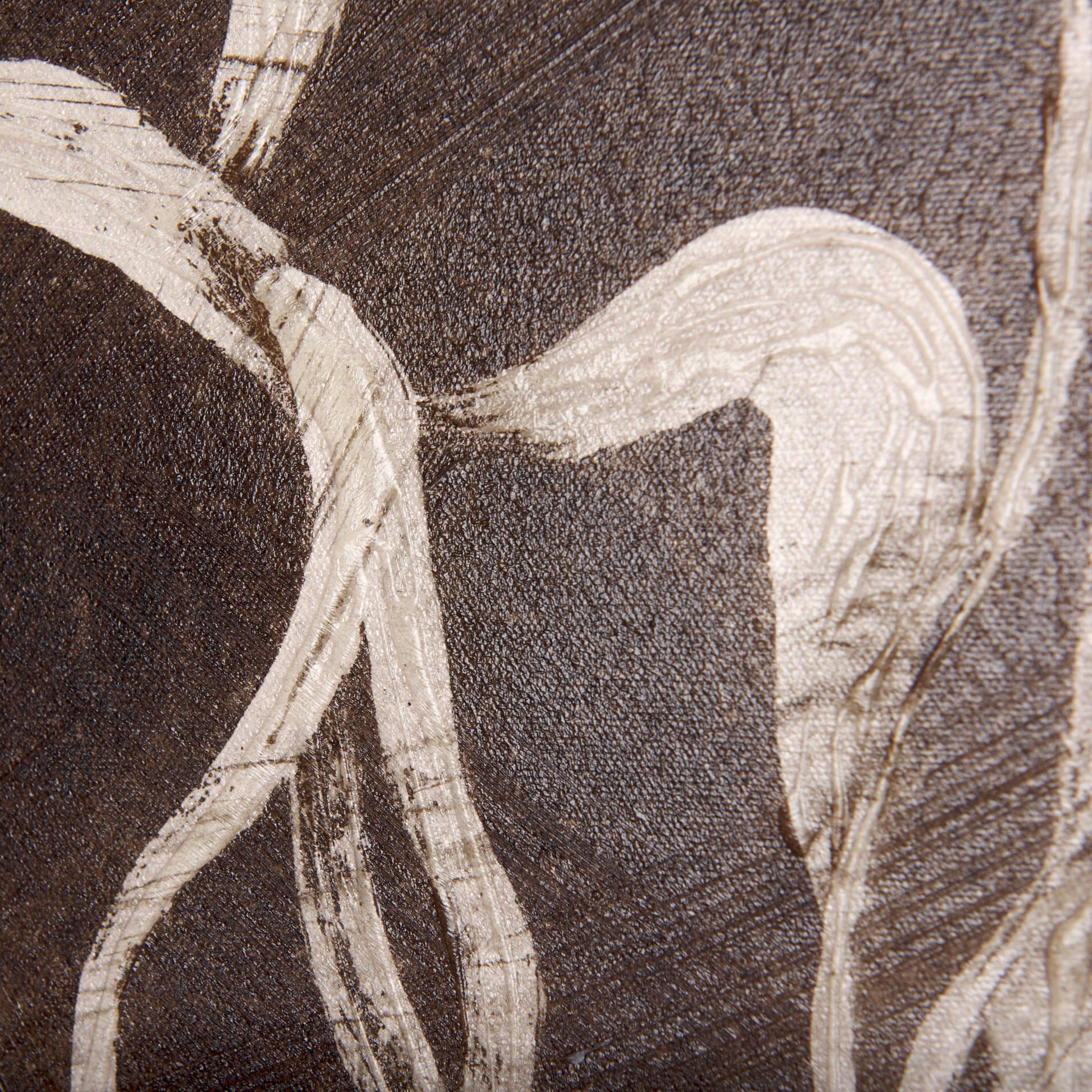 Horse Herd IV by Mercana Studio a Hand Embellished Textured Canvas — product photograph