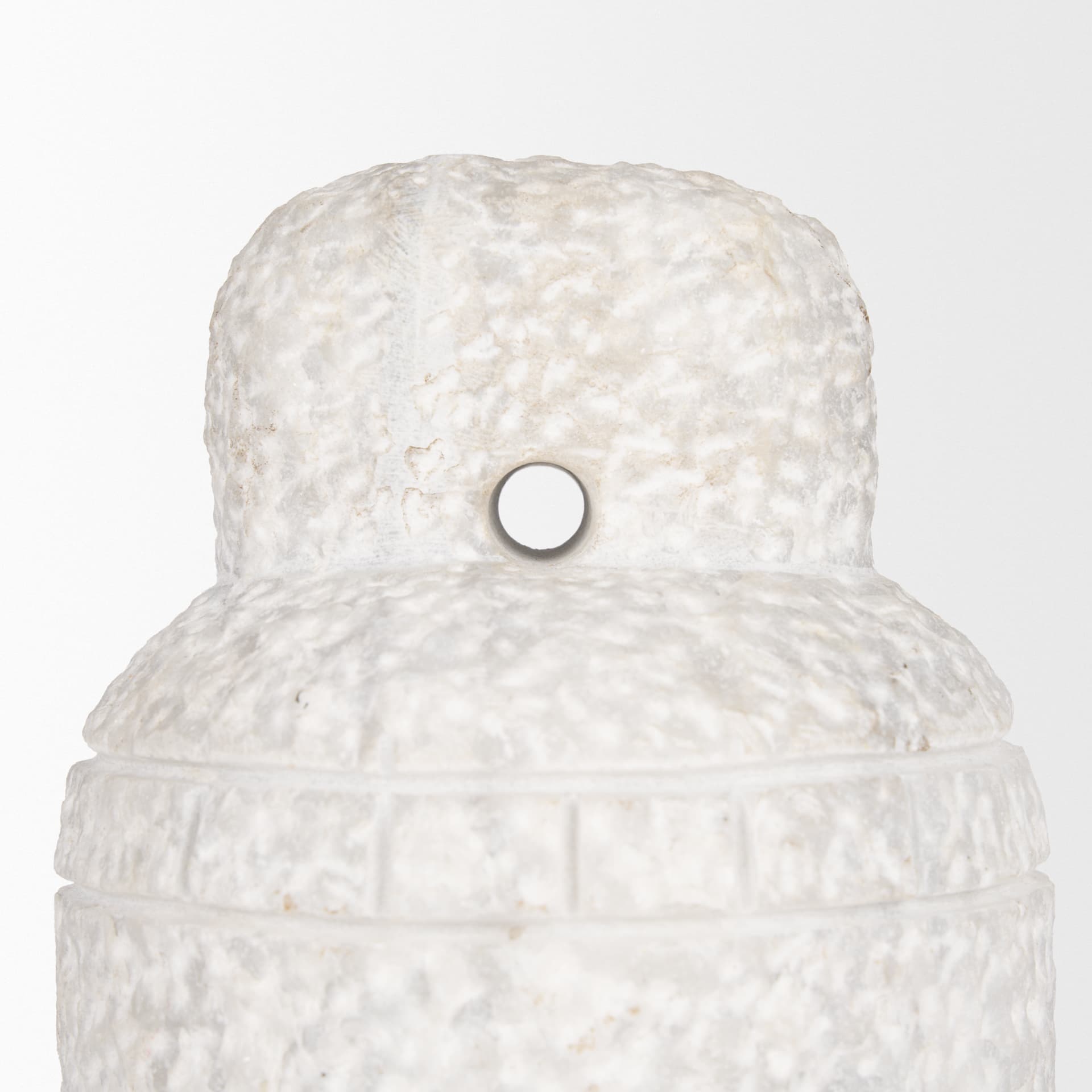 Irina Large White Marble Door Stopper — product photograph