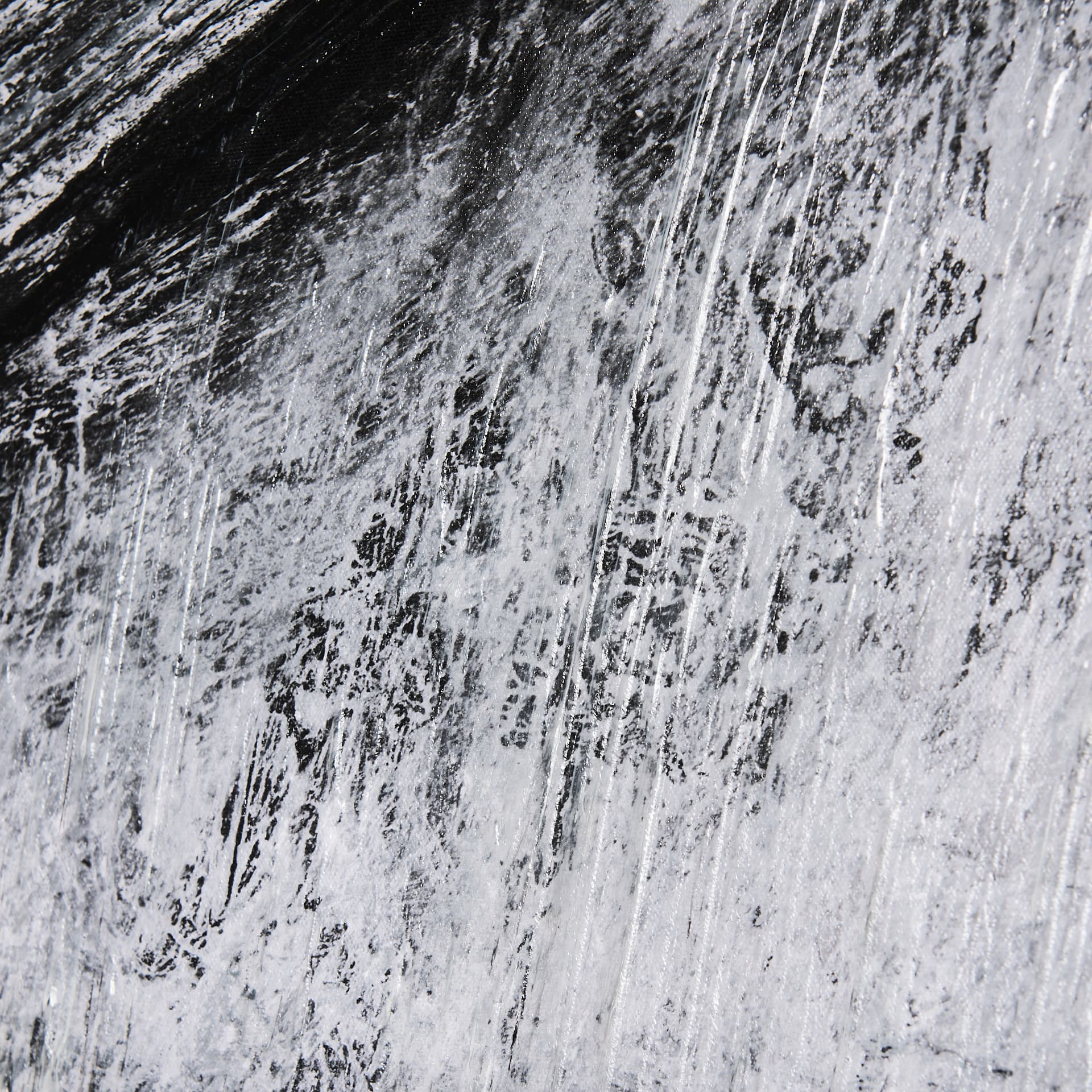 Black Composition I by Mercana Studio a Hand Embellished Textured Canvas — product photograph