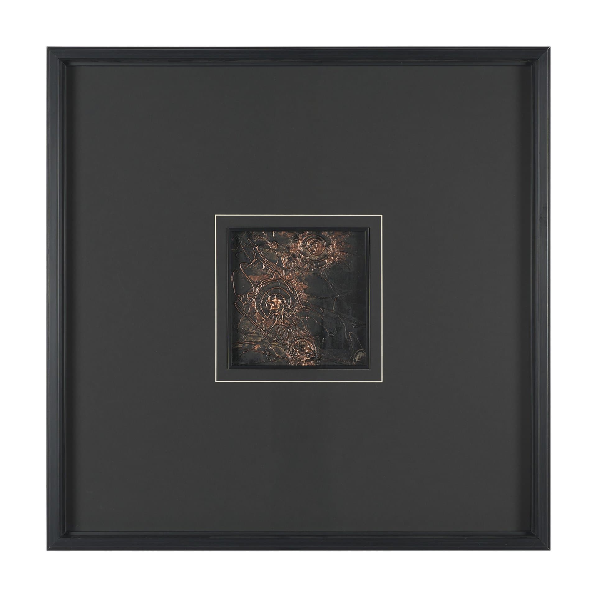 Gilded I by Mercana Studio Handmade Original Framed Artwork Matted under Glass — product photograph