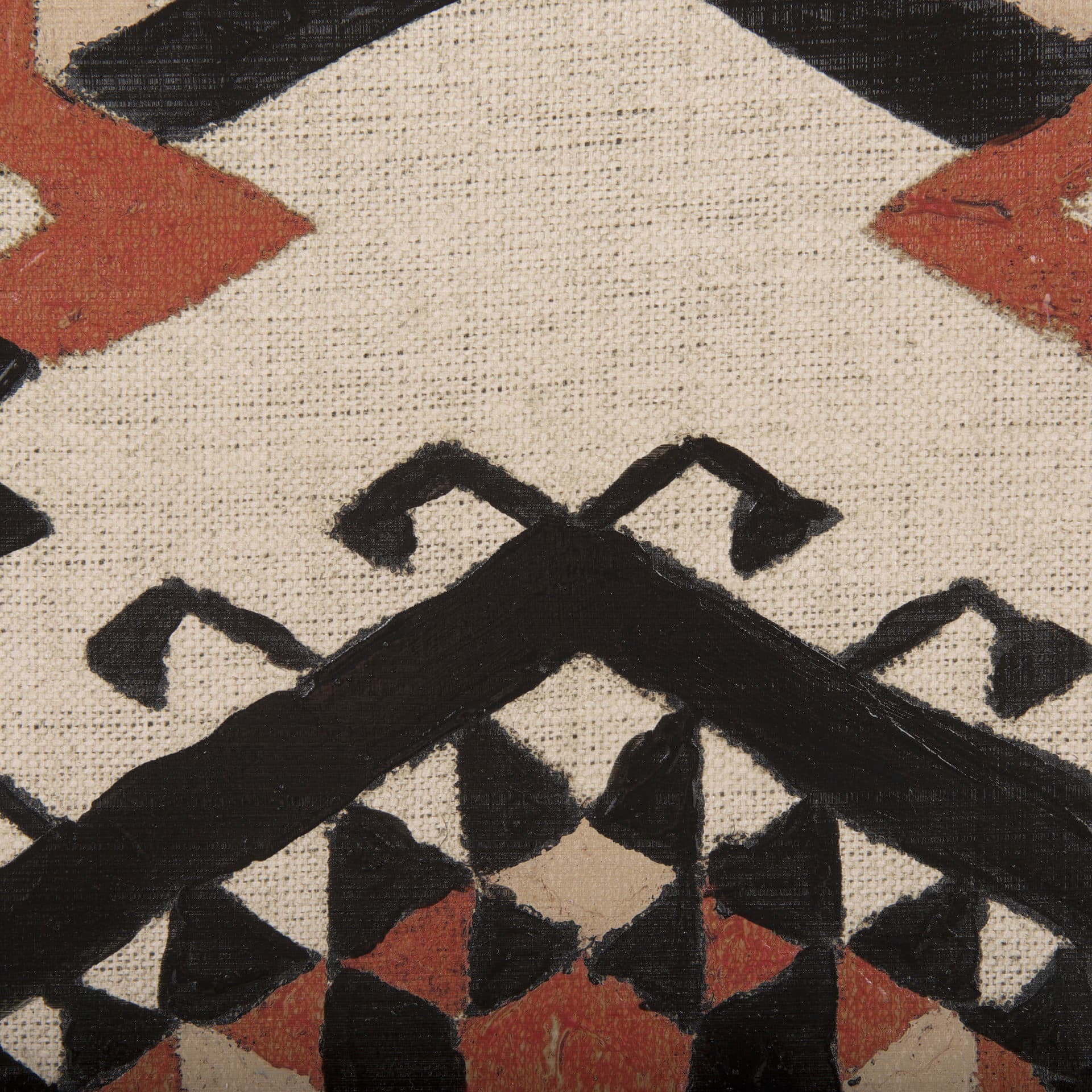 Creamy Tapestry I by Mercana Studio a Hand Embellished Textured Framed Art Print — product photograph