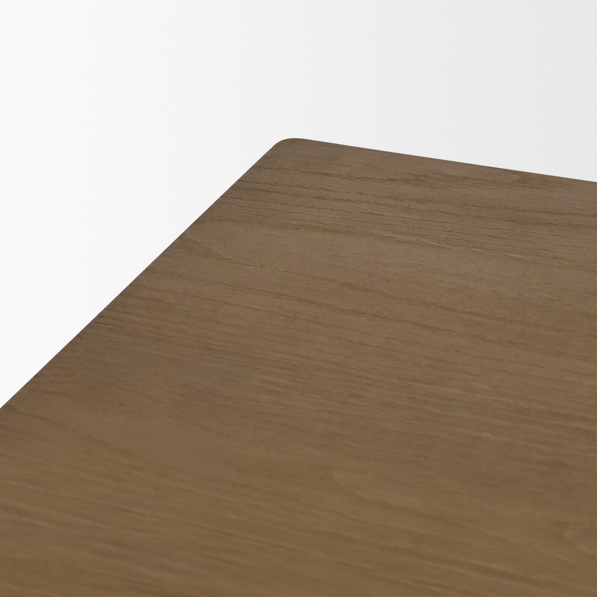 Hollis Gray-Brown Wood 3-Drawer Closed Nightstand — product photograph