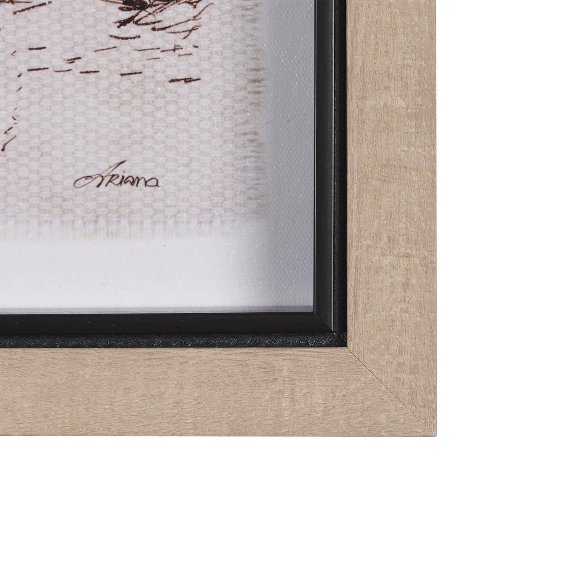 On the Shore III by Mercana Studio a Hand Embellished Textured Framed Art Print — product photograph