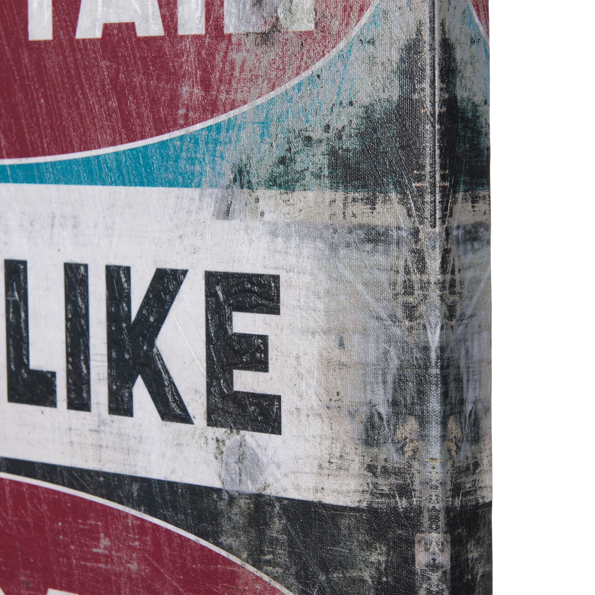Work Like a Captain by Mercana Studio a Hand Embellished Textured Canvas — product photograph