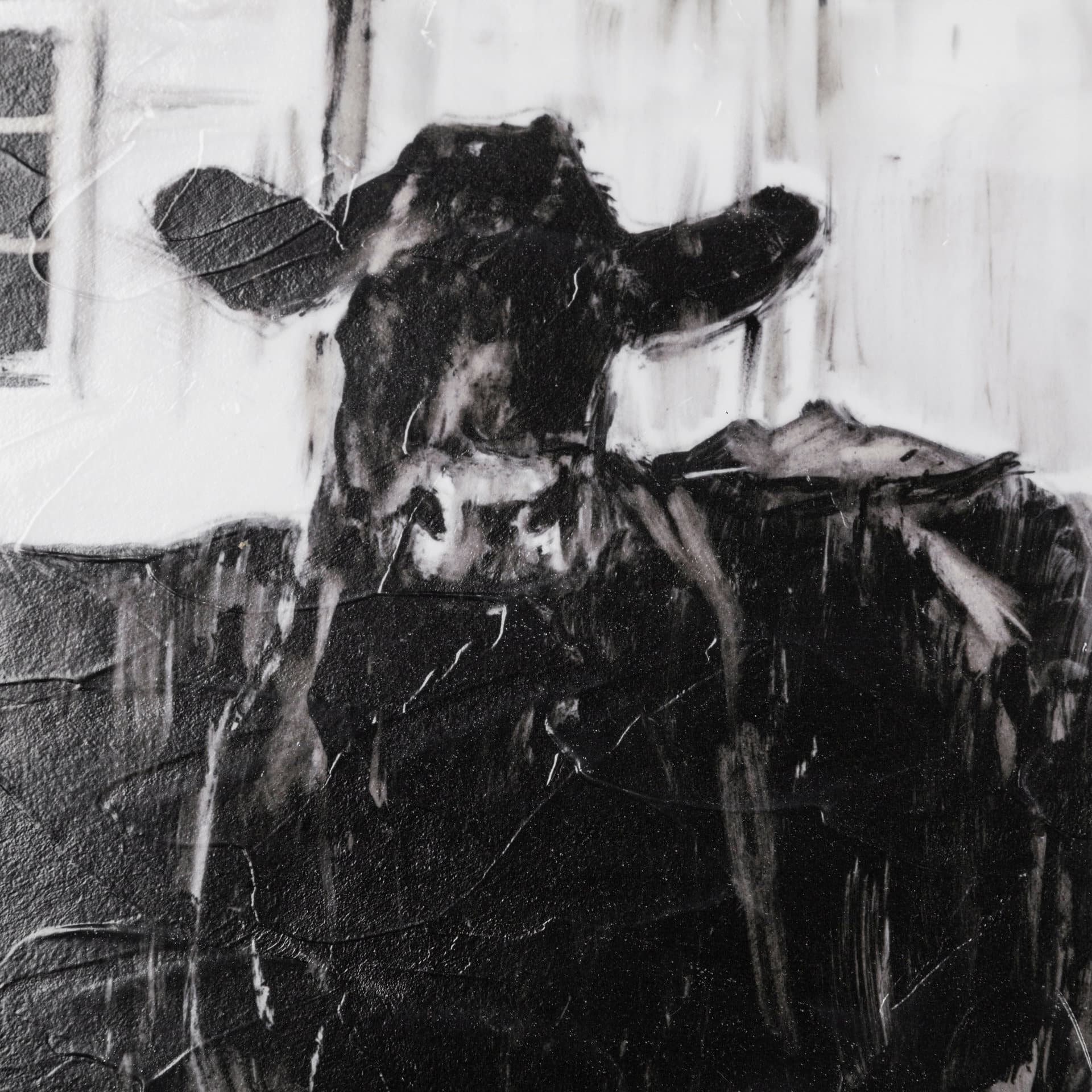 Standing Around II by Ethan Harper a Hand Embellished Textured Framed Photo Art Print Matted under G — product photograph