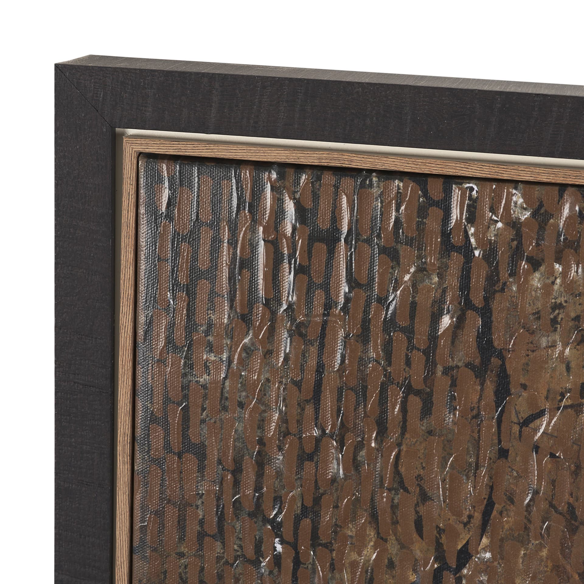 Chaos & Order I by Chad Warren a Hand Embellished Textured Framed Canvas — product photograph
