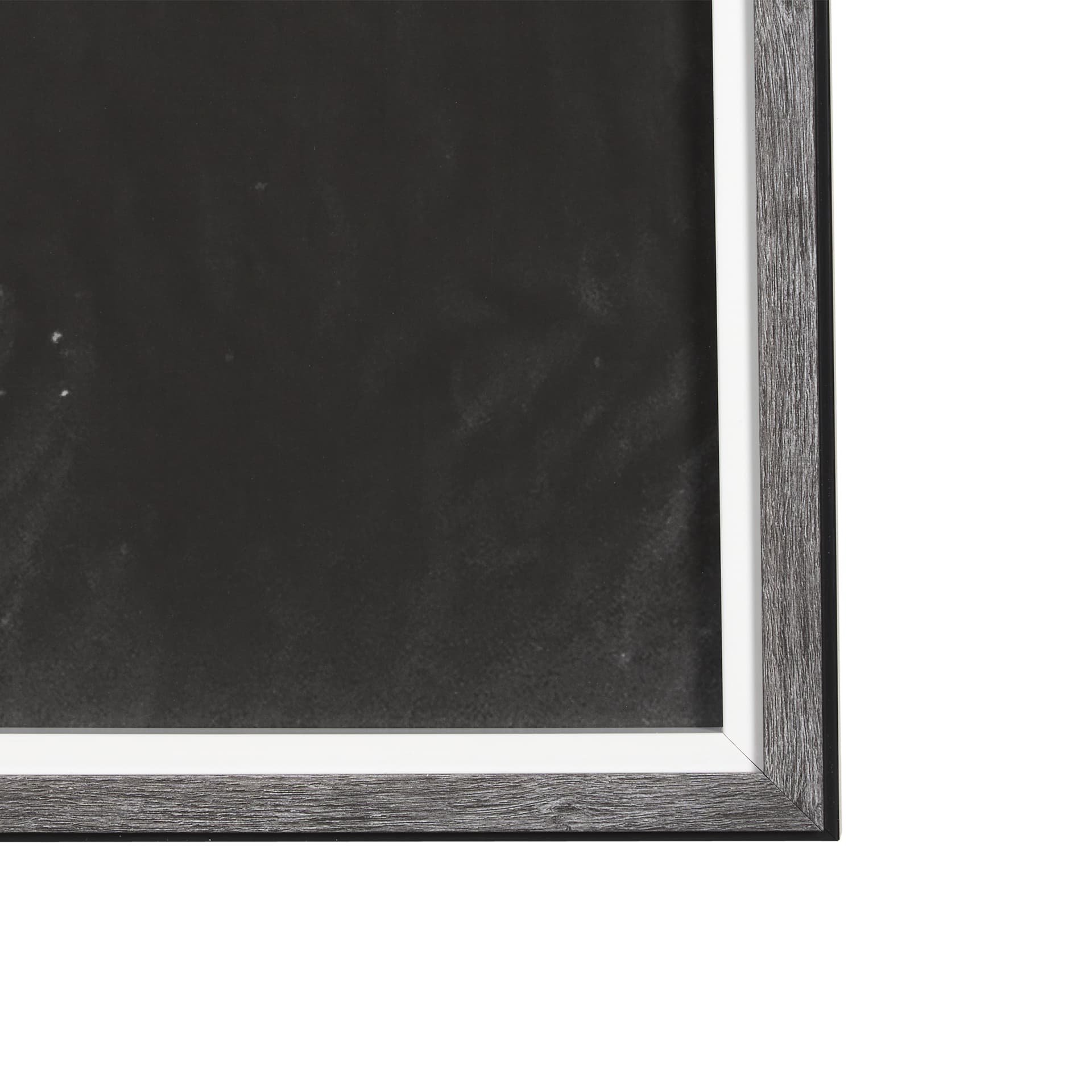 Snow Mask by Mercana Studio a Hand Embellished Textured Framed Photo Art Print Matted under Glass — product photograph