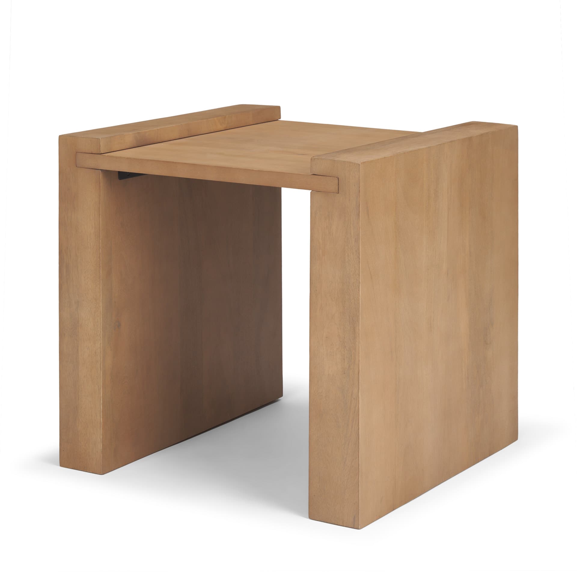 Wesson Light Brown Wood Accent Table — product photograph