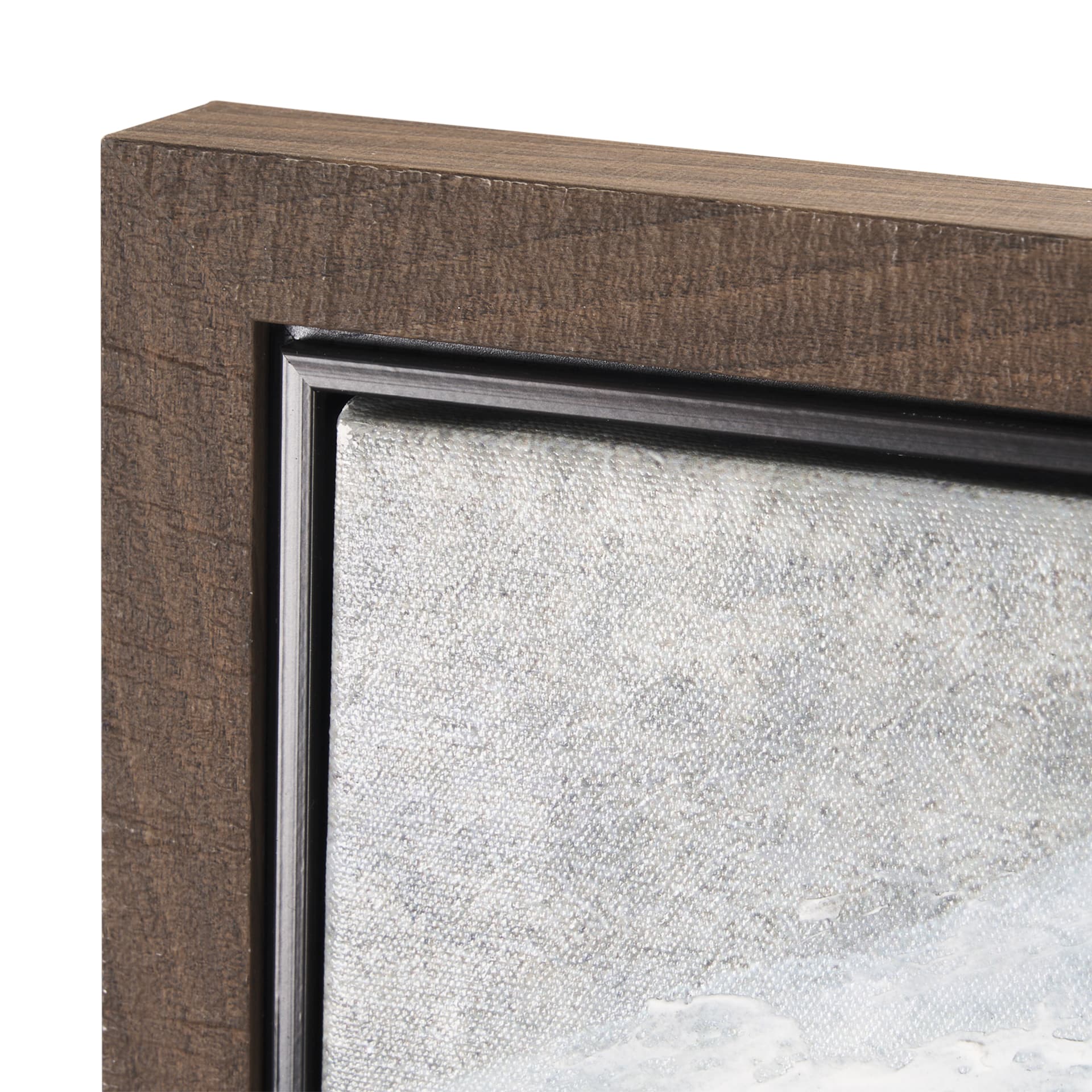Pampas Grass Breeze II by Mercana Studio a Hand Embellished Textured Framed Canvas — product photograph