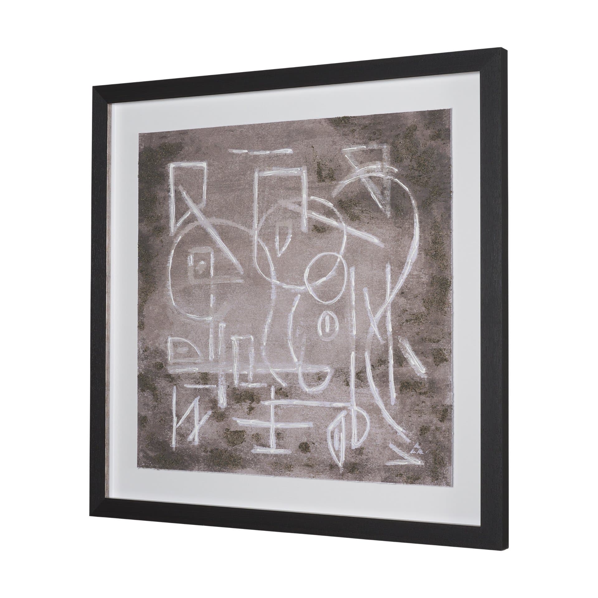 Obscure II by Mercana Studio Hand-Embellished Framed Artwork Matted under Glass — product photograph