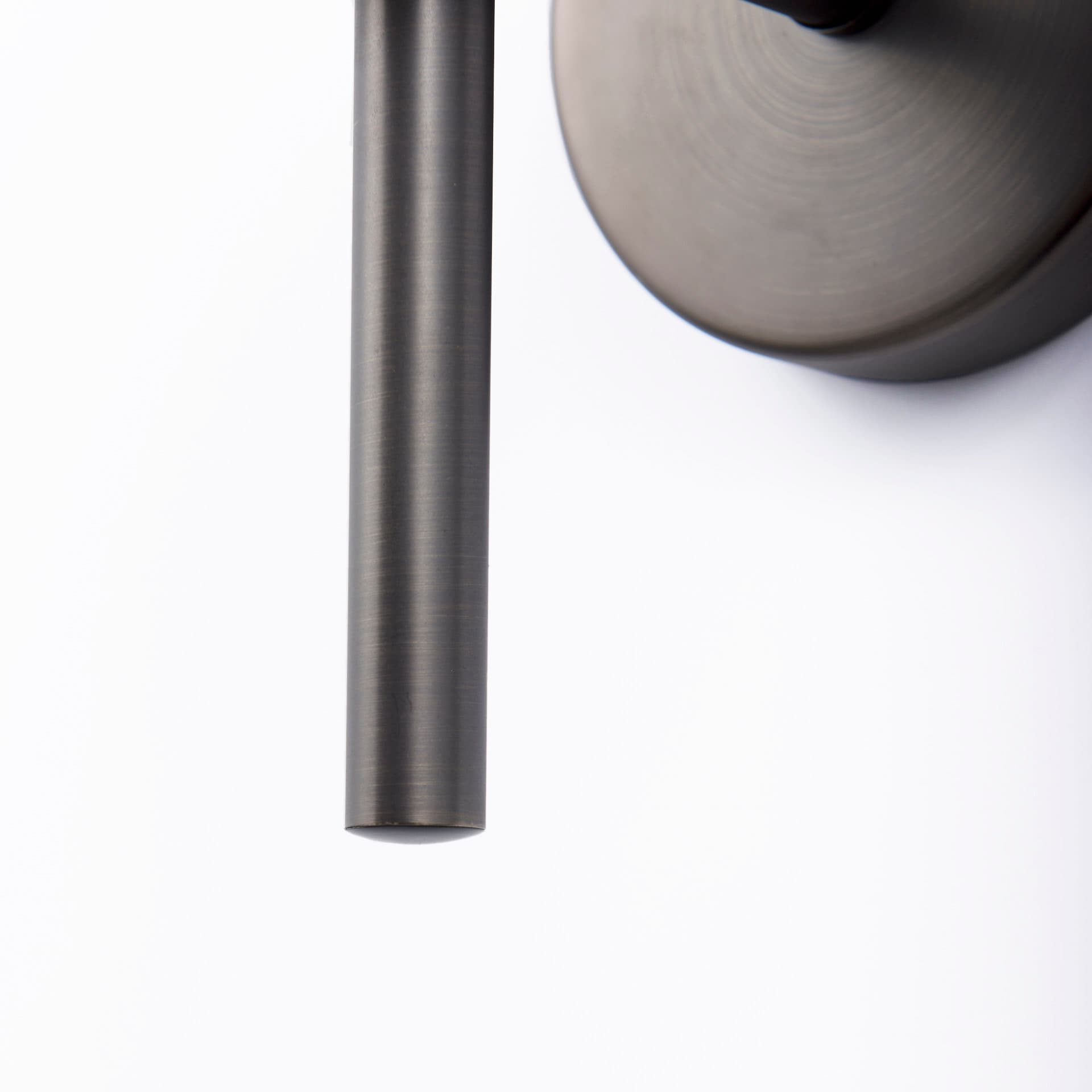 Boltern II 6x12 Black Toned Glass Globe Wall Sconce — product photograph