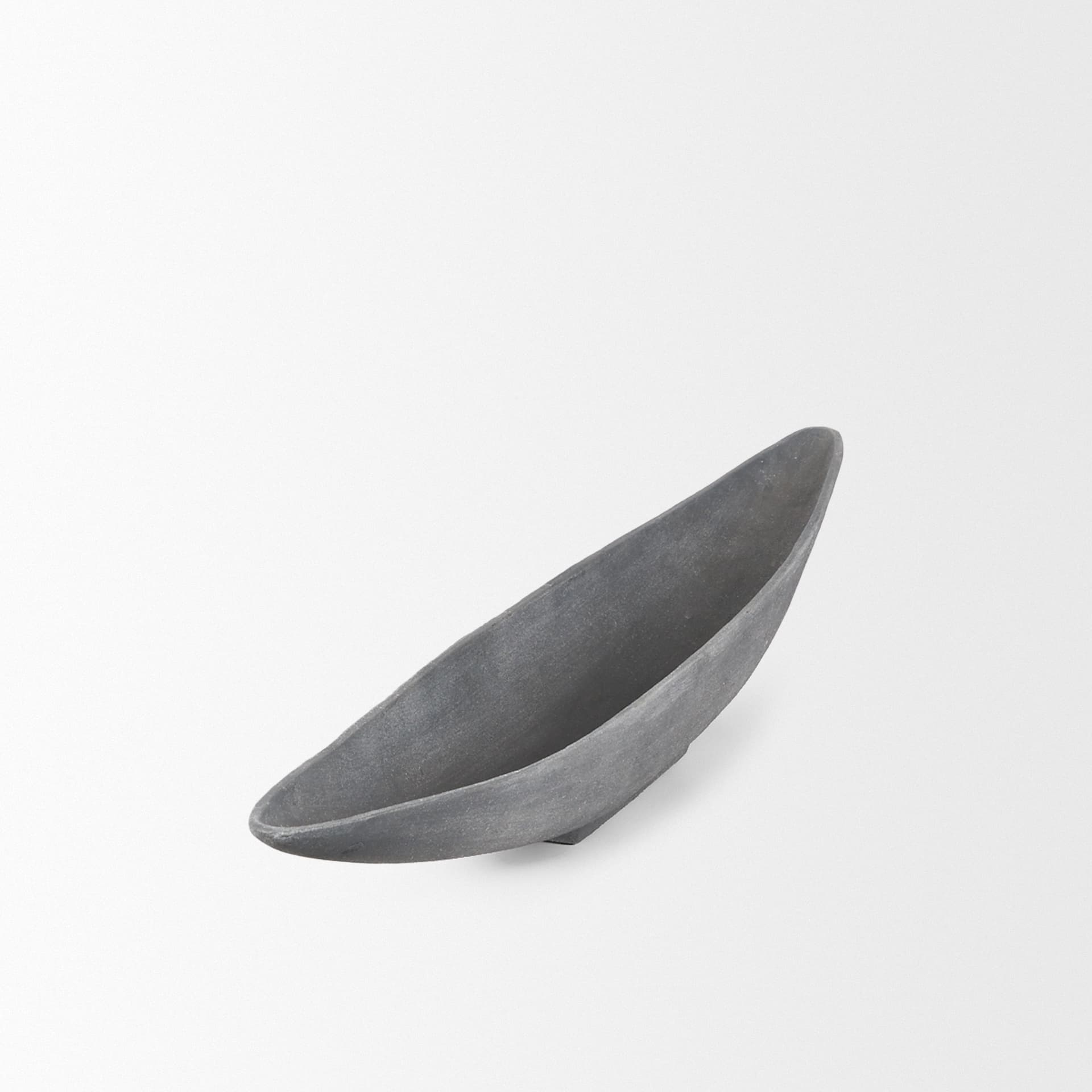 Piero Small Concrete Finished Metal Decorative Bowl — product photograph