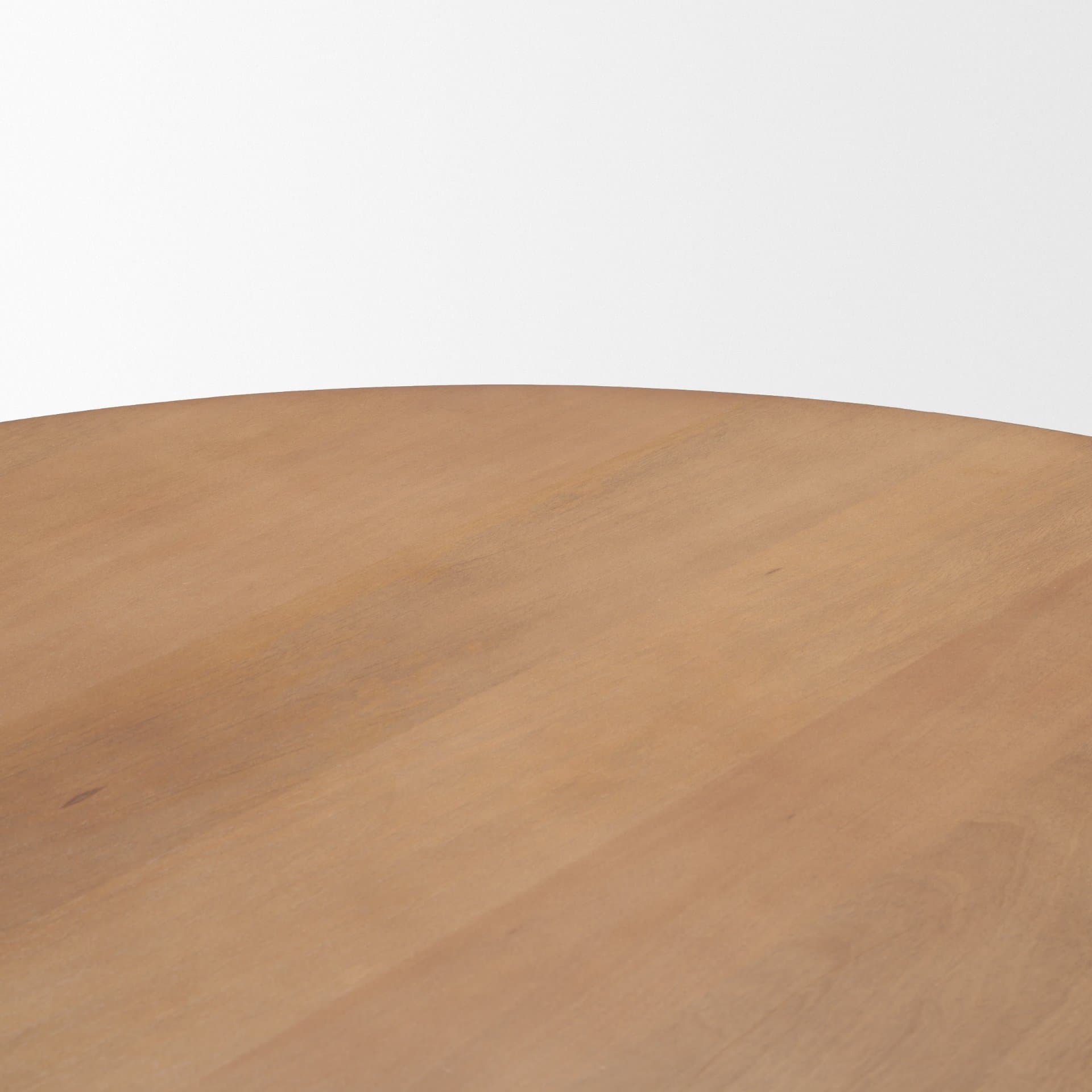 Jovani 48" Round Pedestal Dining Table | Modern | Light Brown Wood | Seats 4 — product photograph