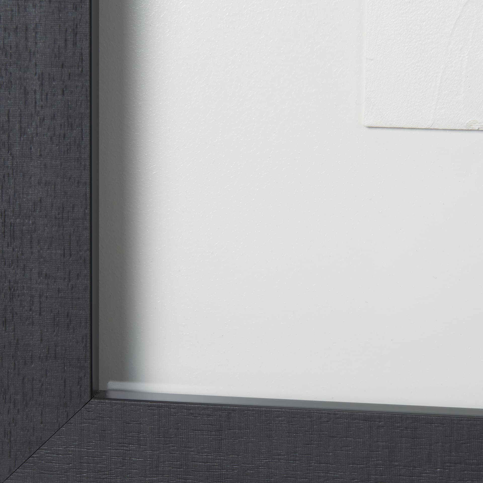 White Vines II by Studio M a handmade Original Framed 3D Textured Artwork under Glass — product photograph