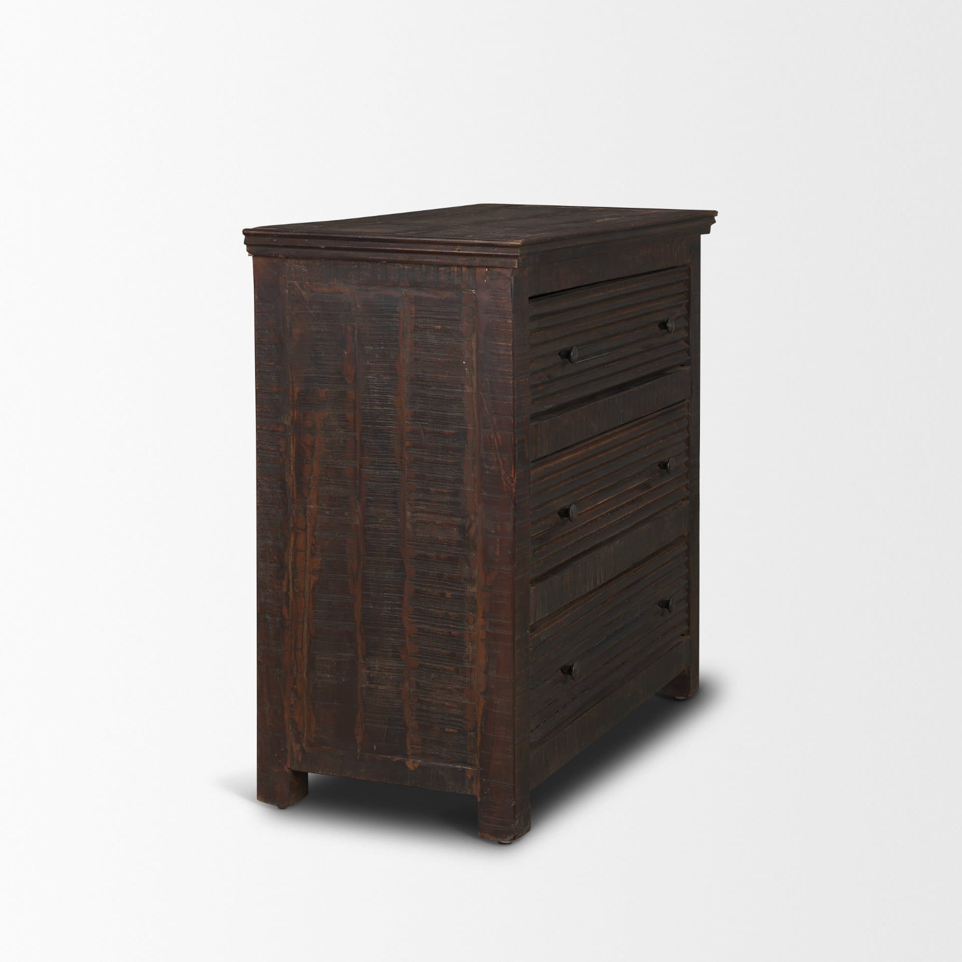 Rhett Reclaimed Wood 3 Drawer Cabinet — product photograph