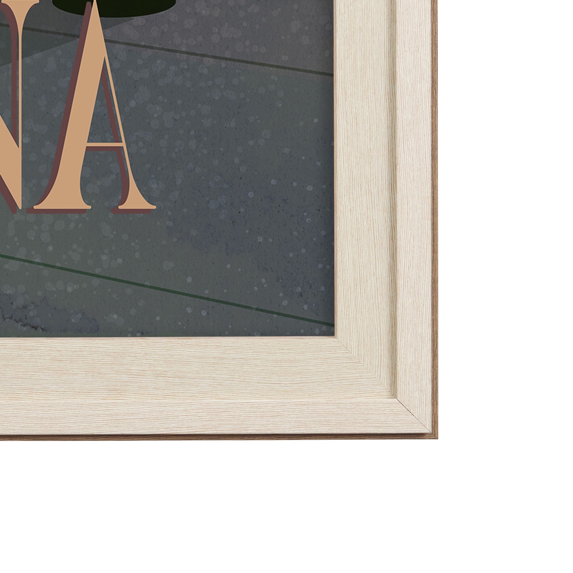 South Carolina Go USA (XL) by Mercana Studio Hand Embellished Decograph Framed Art Print under Glass — product photograph