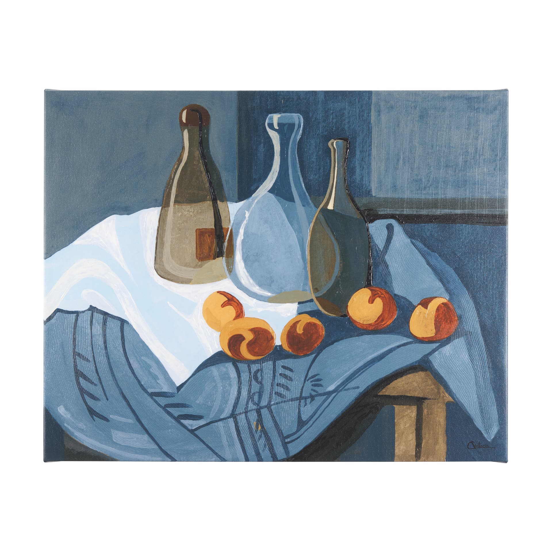 Still life I by Mercana Studio a Hand Embellished Textured Canvas — product photograph