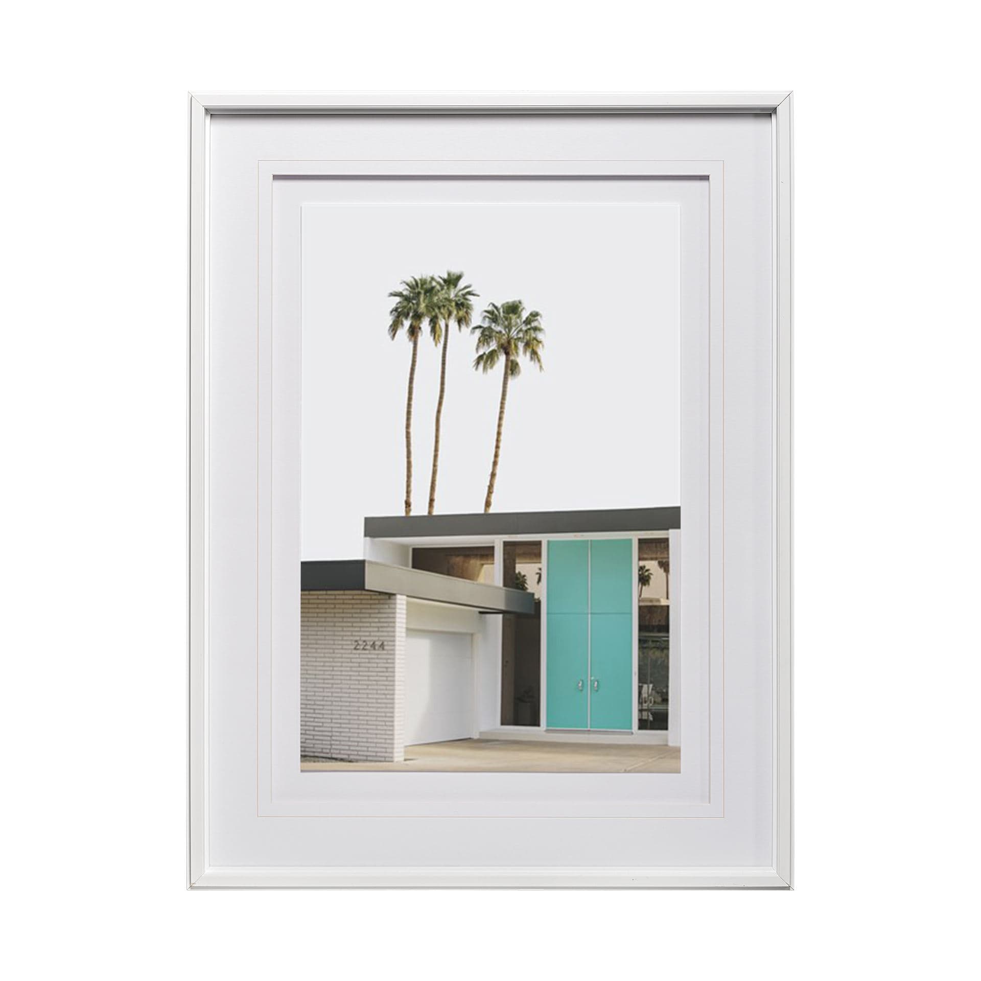 Tropical Heights-Haven by Irene Suchoki a Framed Photo Art Print Matted under Glass — product photograph