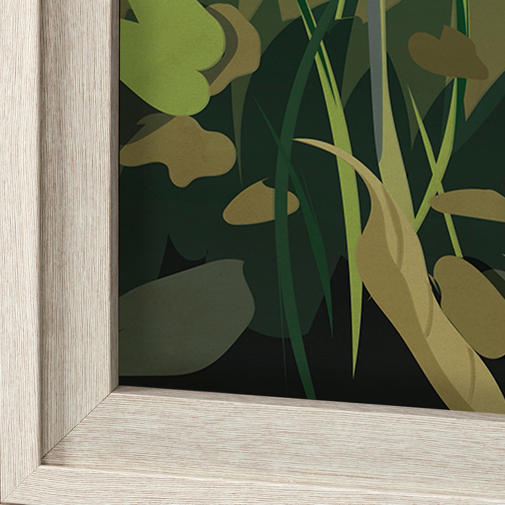 Washington Go USA (XL) by Mercana Studio a Hand Embellished Decograph Framed Art Print under Glass — product photograph