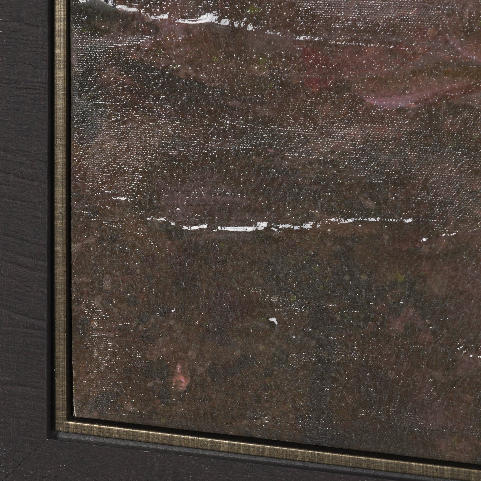 Crescent Sunset I by Mercana Studio Hand-Embellished Textured Framed Canvas Artwork — product photograph